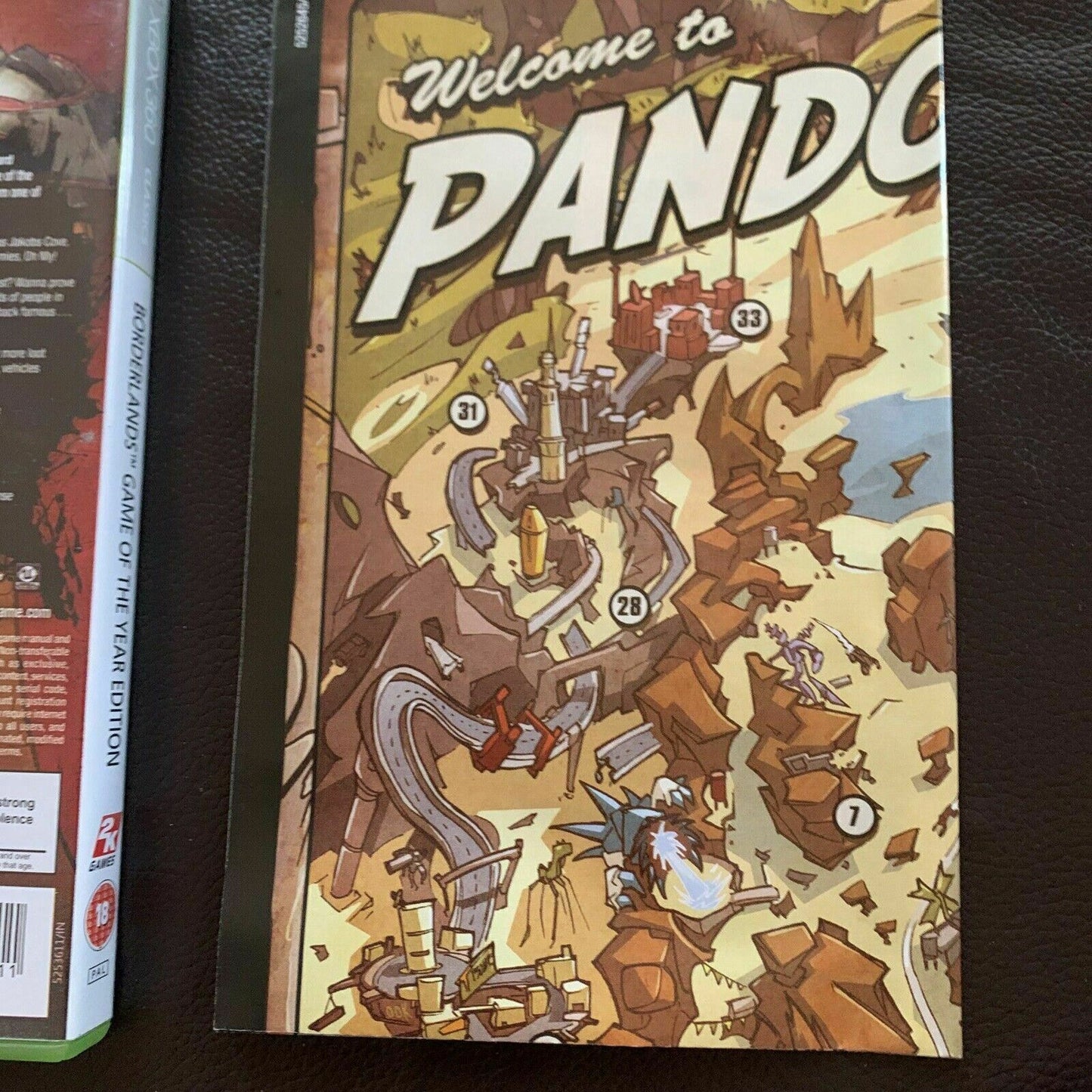 Borderlands: Game of the Year Edition Microsoft Xbox 360 PAL Game w Manual & Map