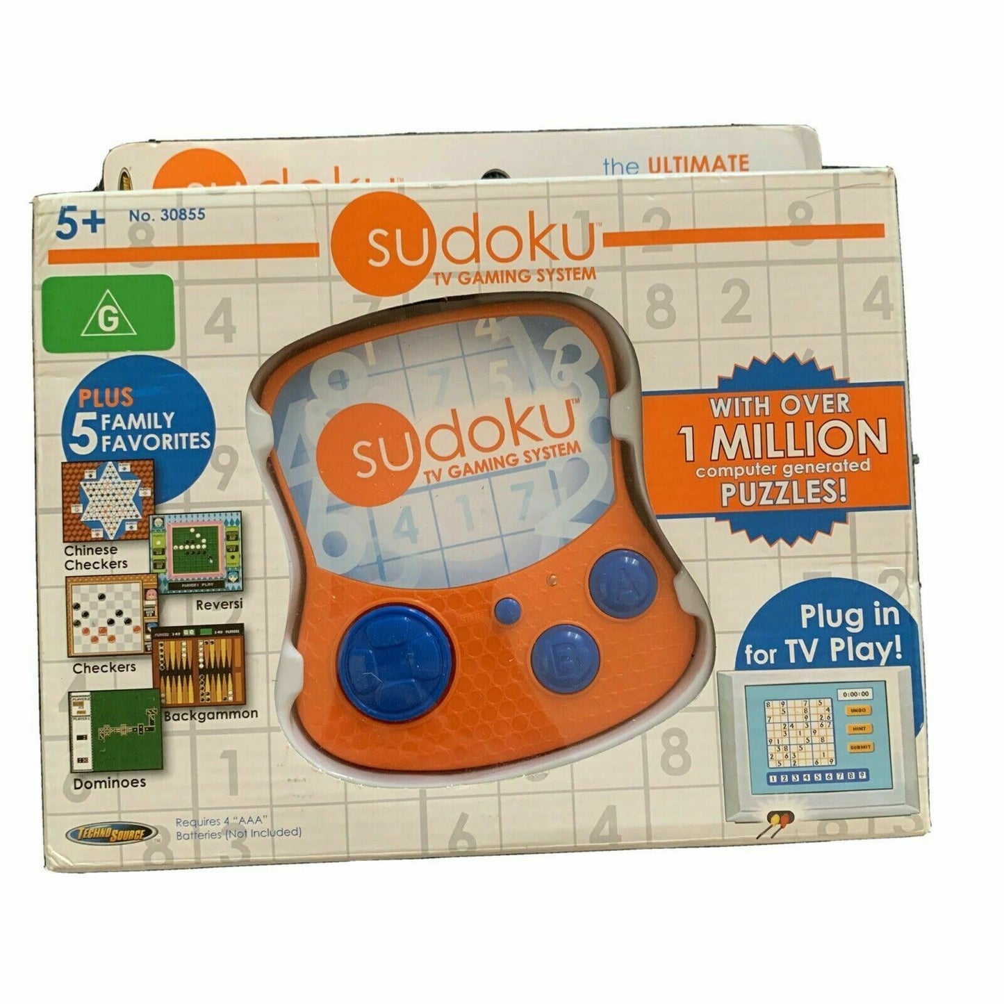 Sudoku Chinese Checkers Checkers Reversi Backgammon and Dominos TV Gaming System