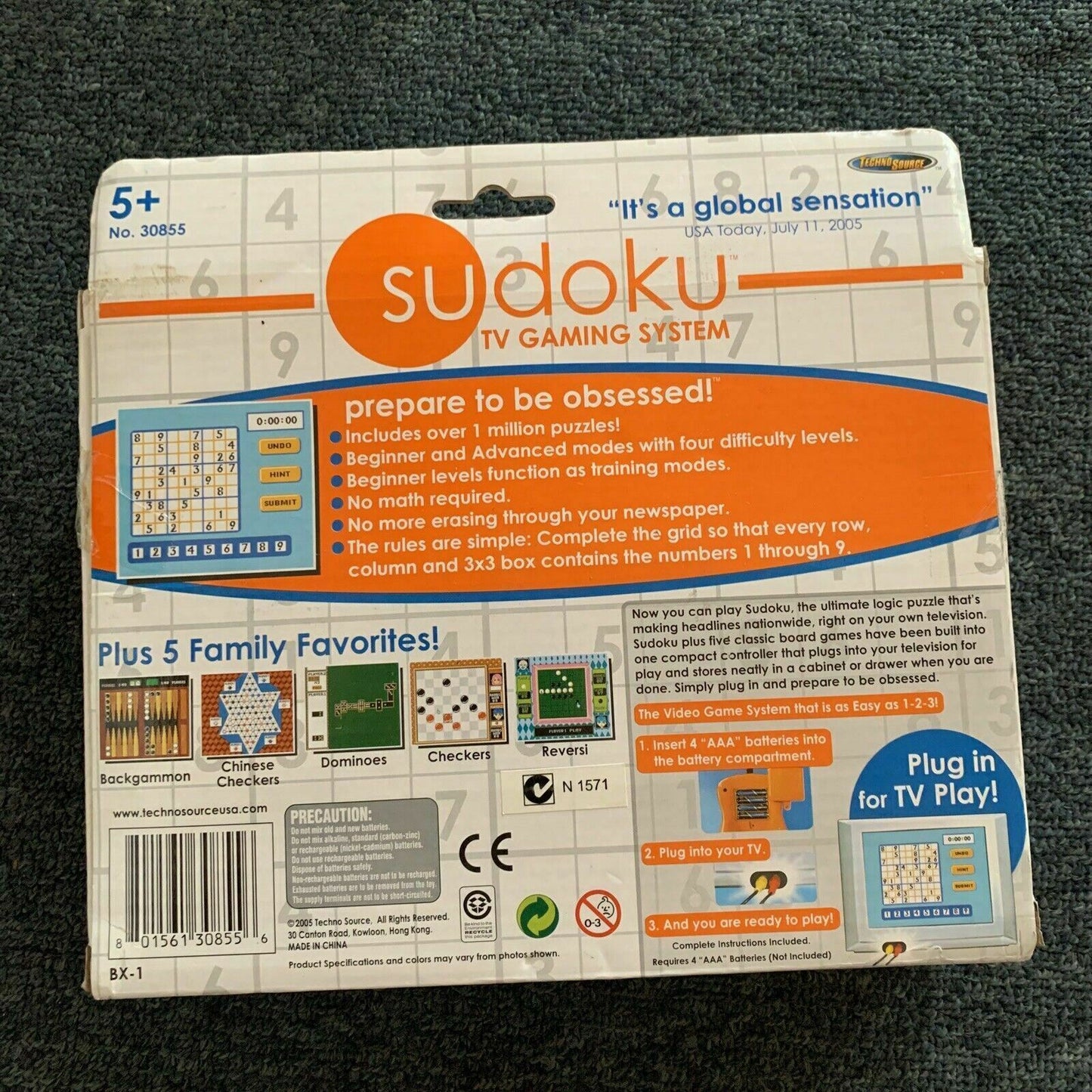 Sudoku Chinese Checkers Checkers Reversi Backgammon and Dominos TV Gaming System