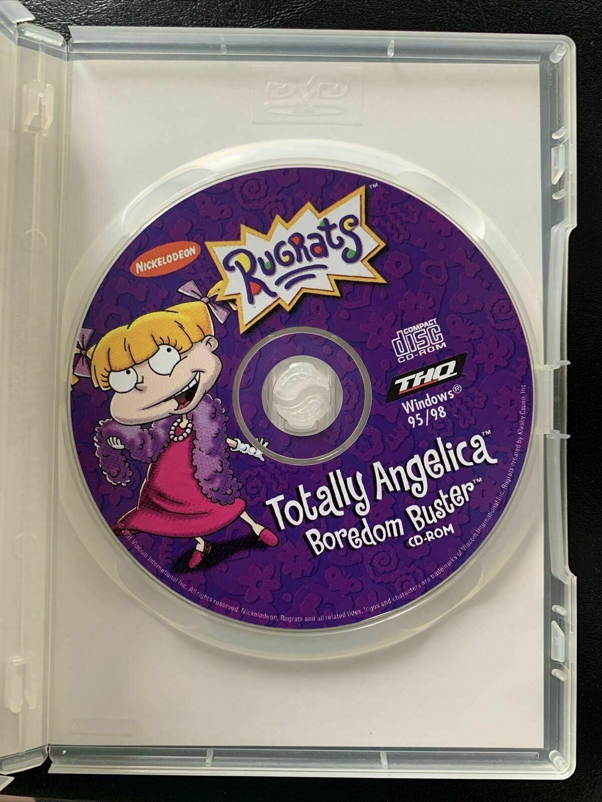 Rugrats: Totally Angelica Boredom Busters - PC CD-ROM Windows 2001 Nickelodeon
