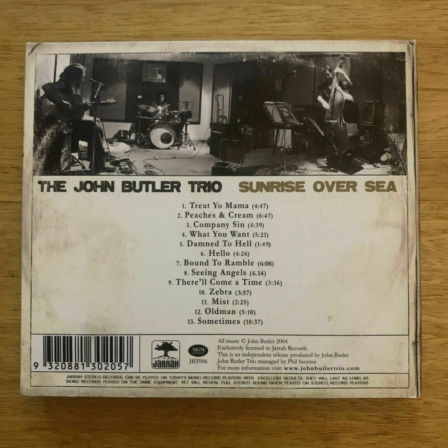 The John Butler Trio – Sunrise Over Sea CD 2004 Album