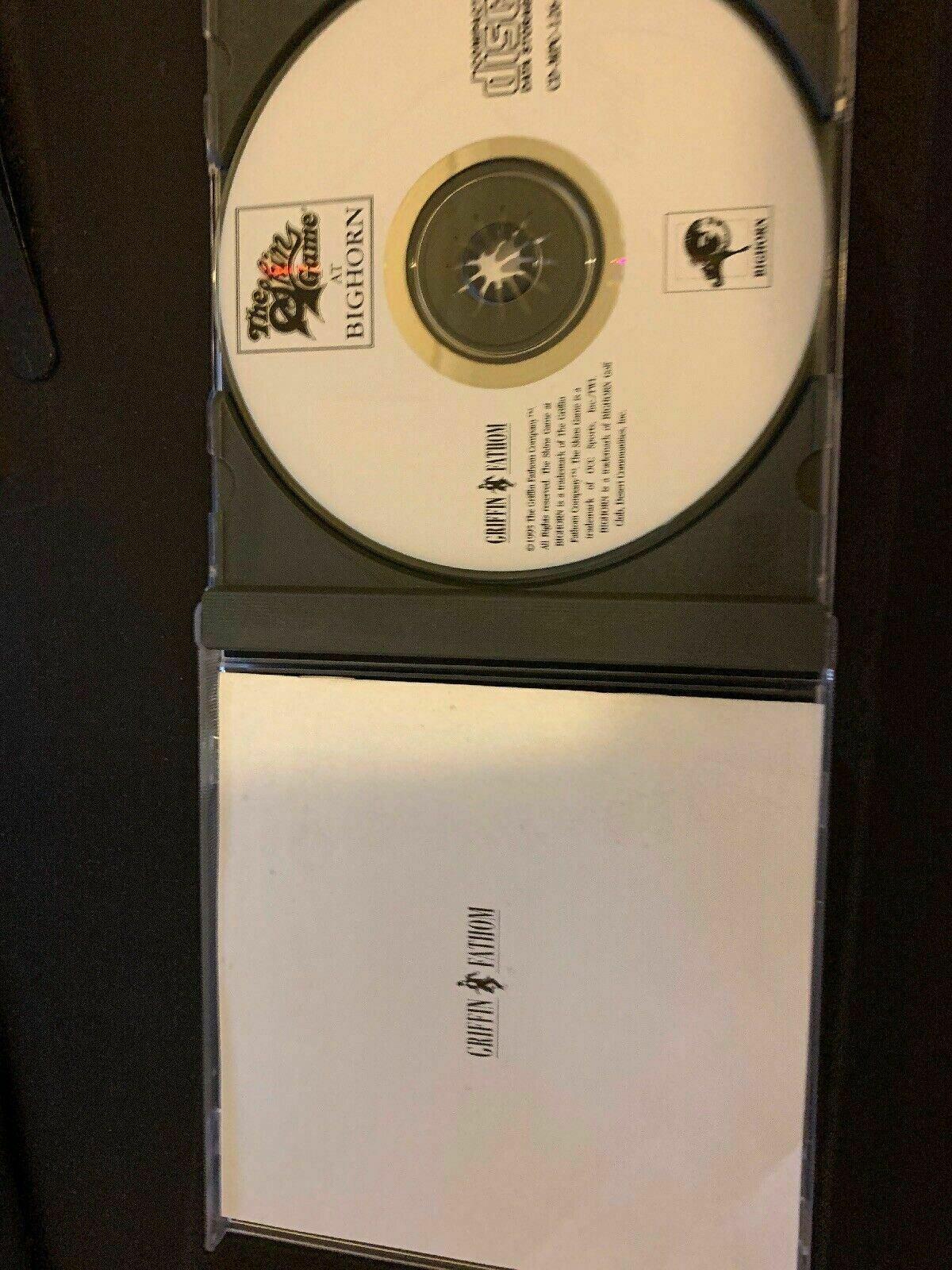 The Skin Game At Bighorn - PC Cdrom Vintage DOS Golf Game With Manual 1995