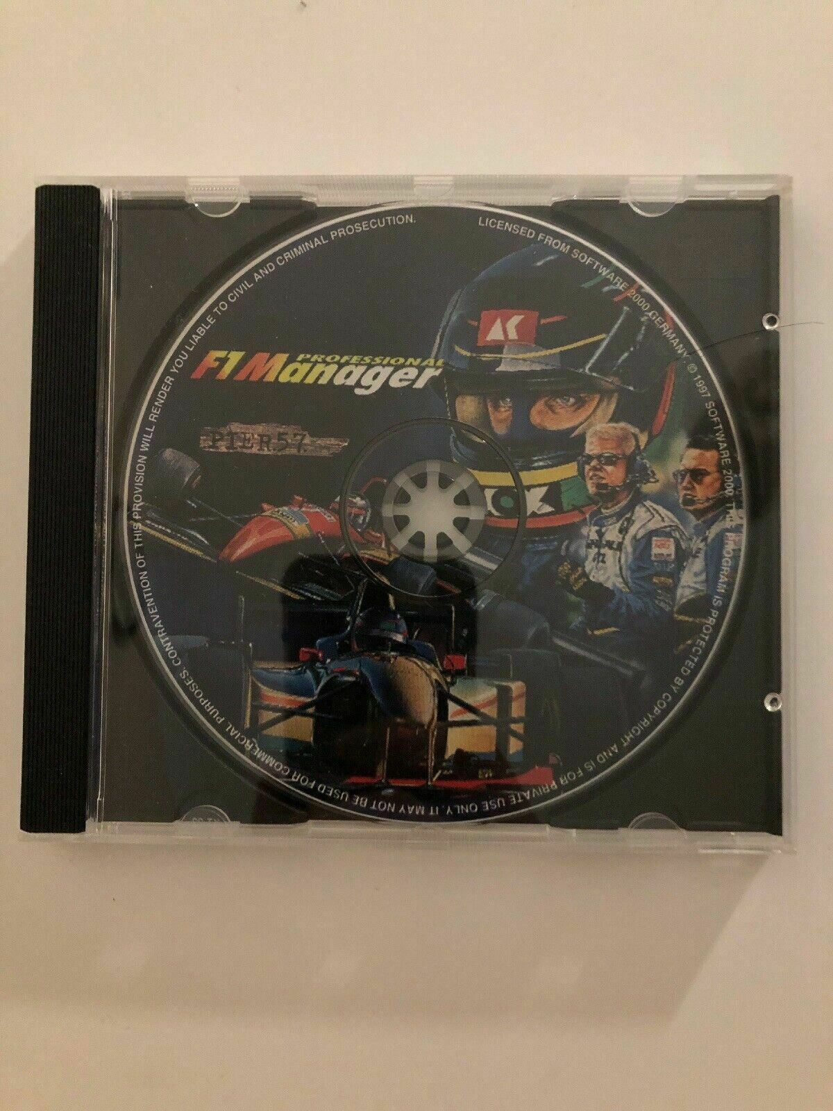 F1 Manager Professional 1997 - PC CD Racing Simulation Mechanic Pit Game
