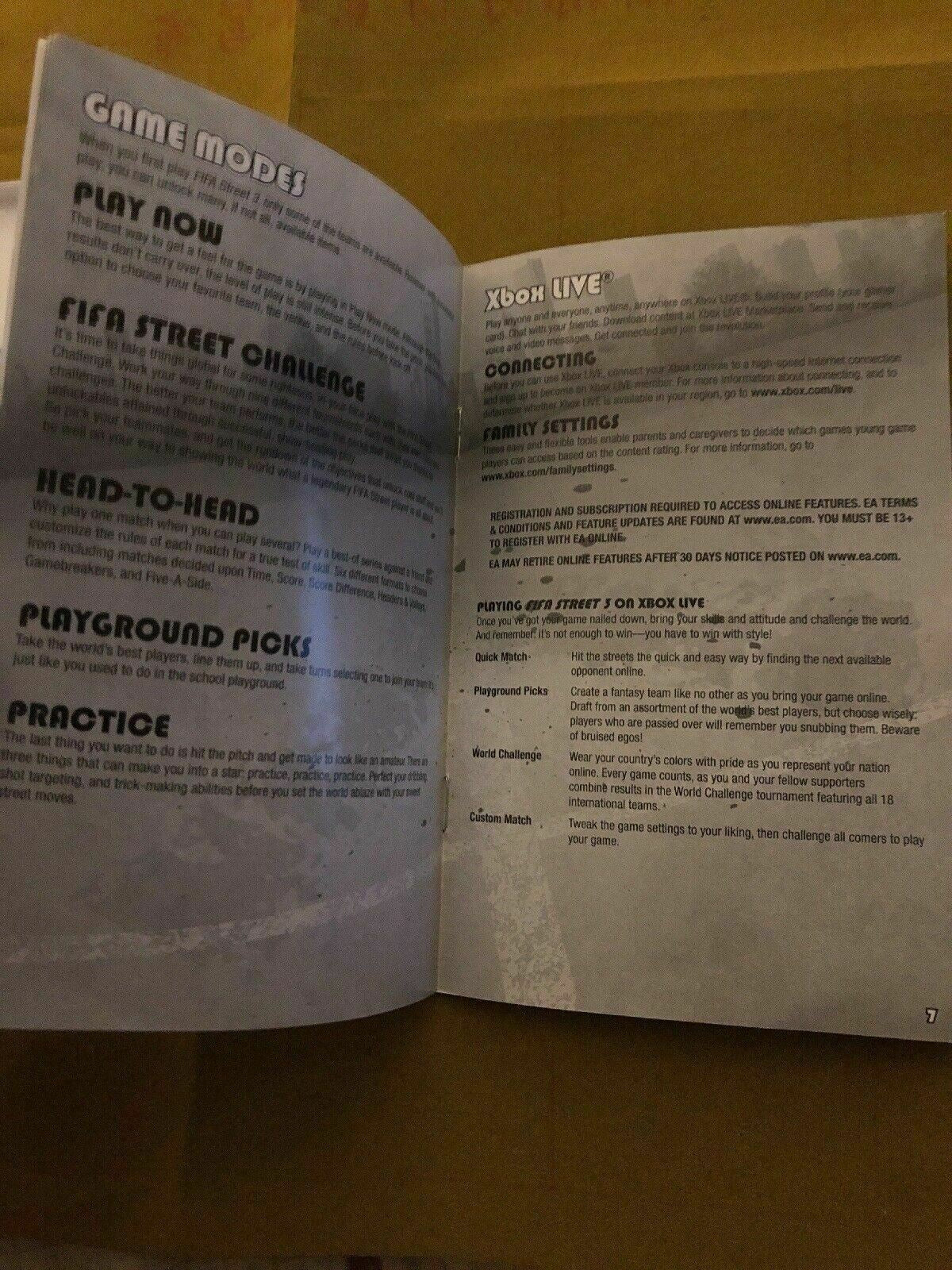 FIFA Street 3 - Microsoft XBOX 360 PAL Game Complete with Manual