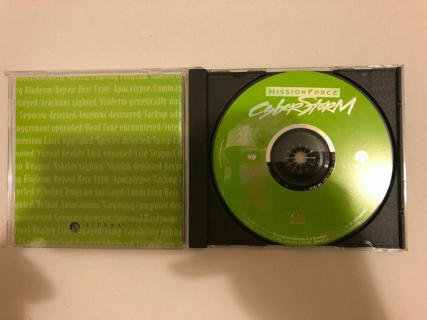 *RARE* MissionForce: CyberStorm - PC CD-ROM Game Win95 Strategy Game 1996