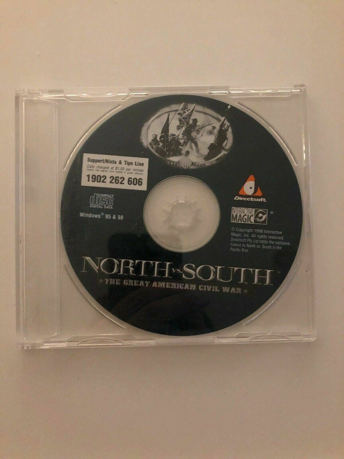 North vs South The Great American Civil War - PC 1998 CD ROM Game