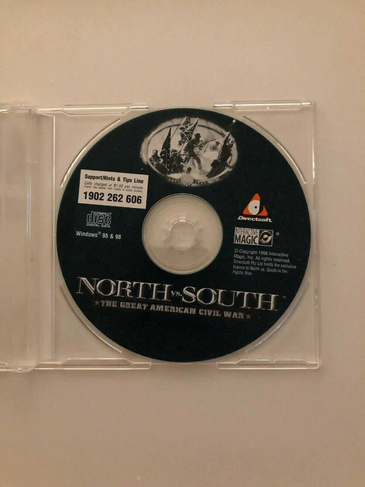 North vs South The Great American Civil War - PC 1998 CD ROM Game