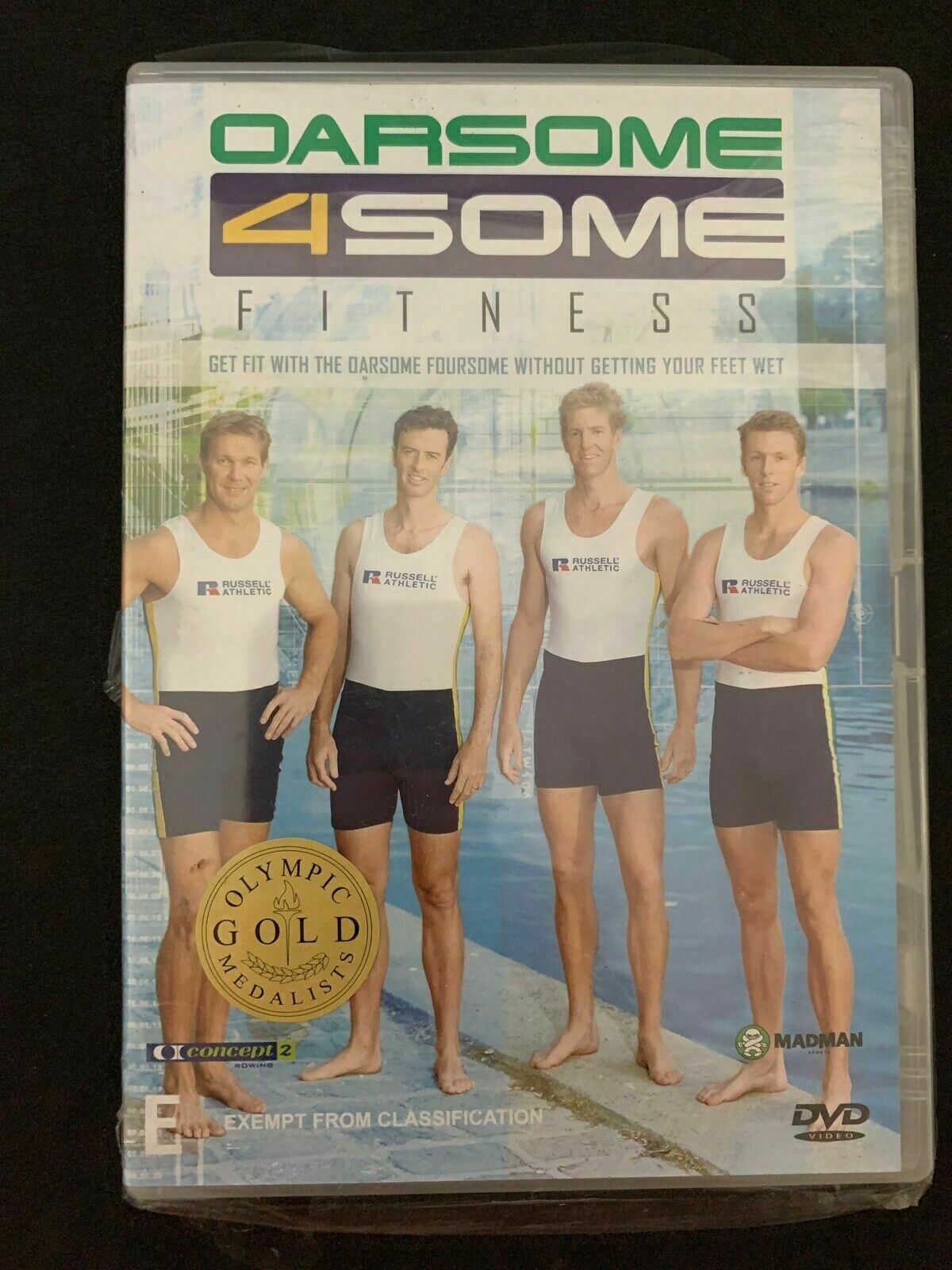 New Sealed Oarsome 4some Fitness DVD All Regions Retro Unit