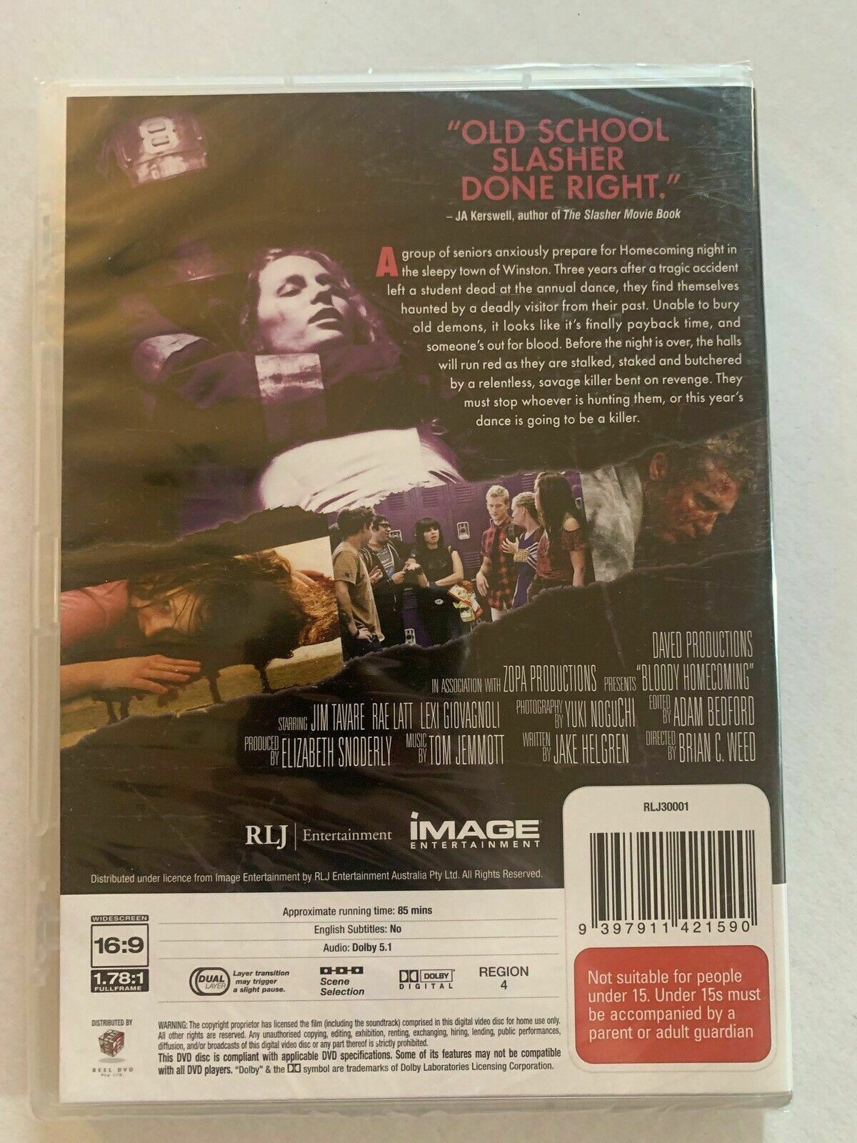 *New Sealed* Bloody Homecoming (DVD, 2013) Jim Tavaré, Rae Latt, Region 4