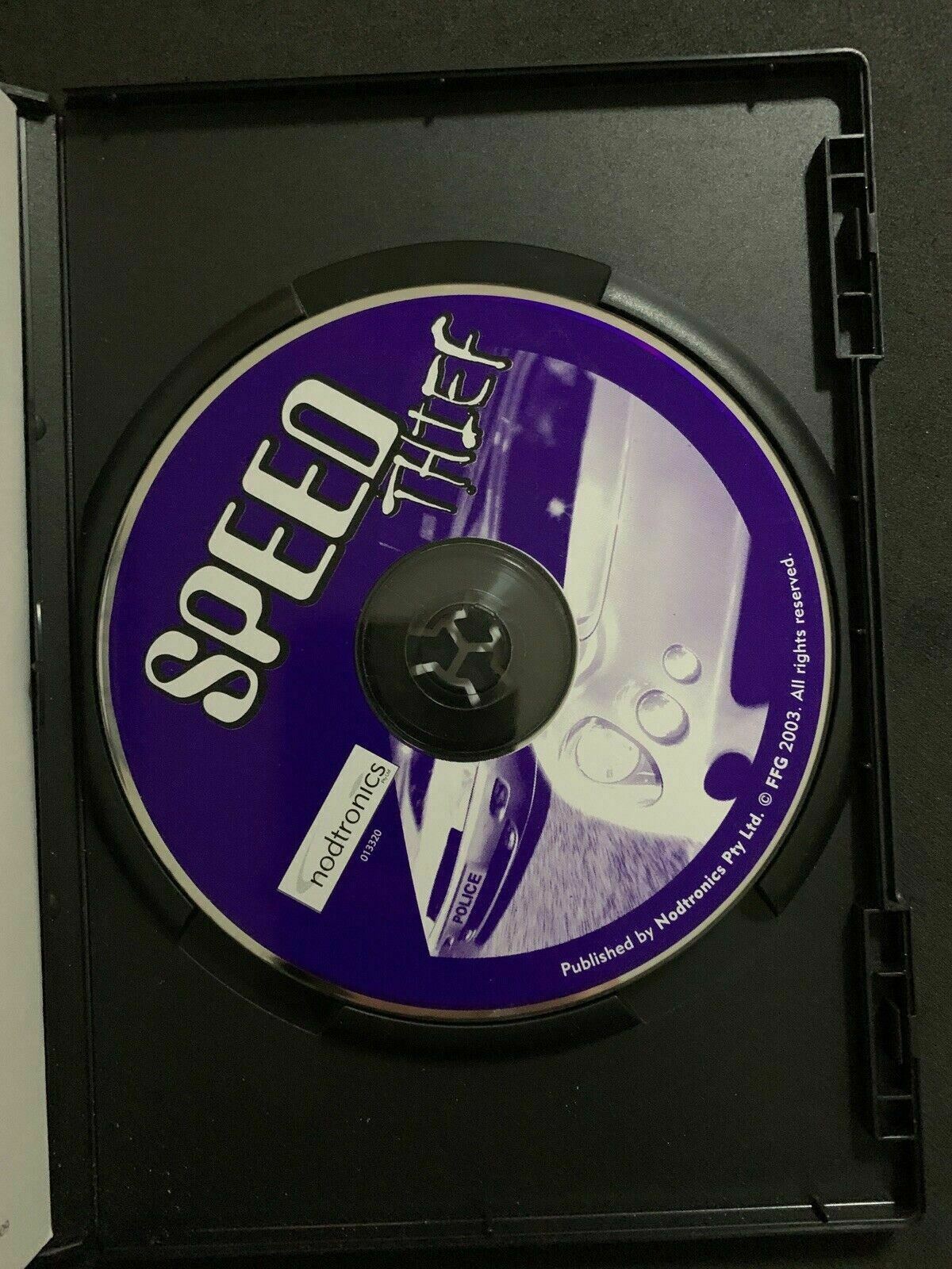 Speed Thief - PC CDROM Arcade Racing video game Windows 98 ME 2000 XP
