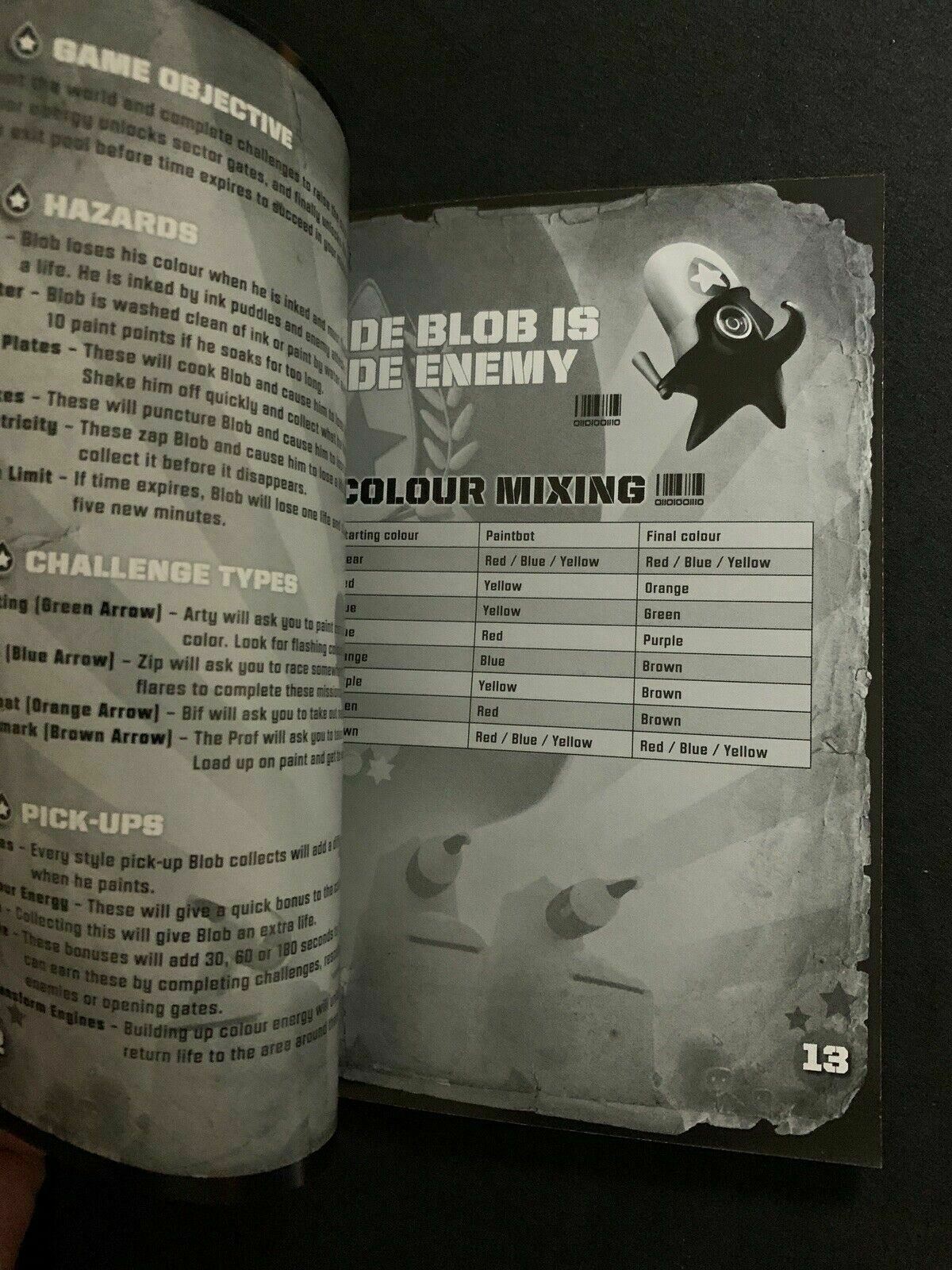 De Blob - Nintendo Wii PAL Game with Manual