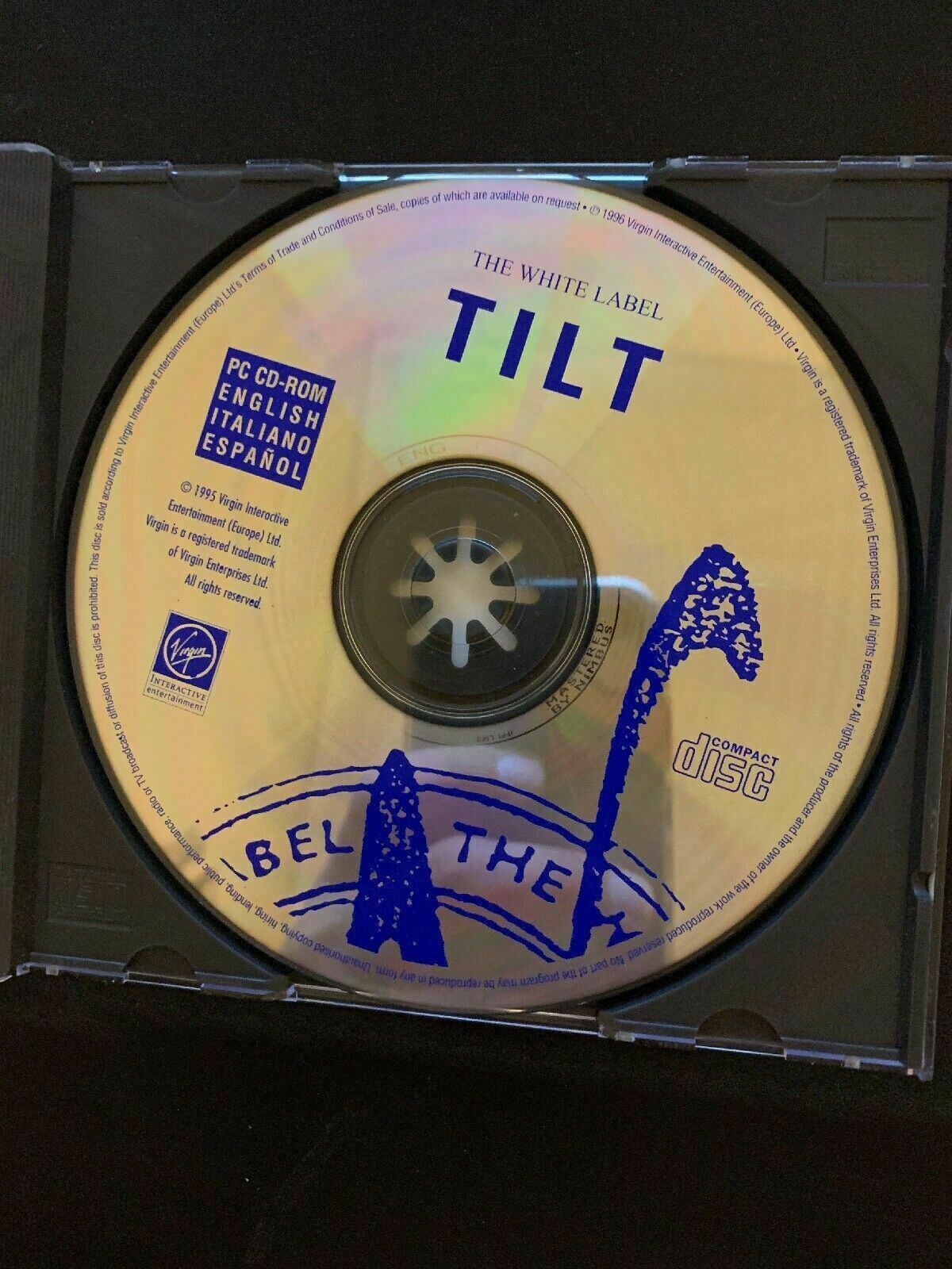 Tilt! 1995 - PC CD-ROM Game (Virgin Interactive Entertainment)