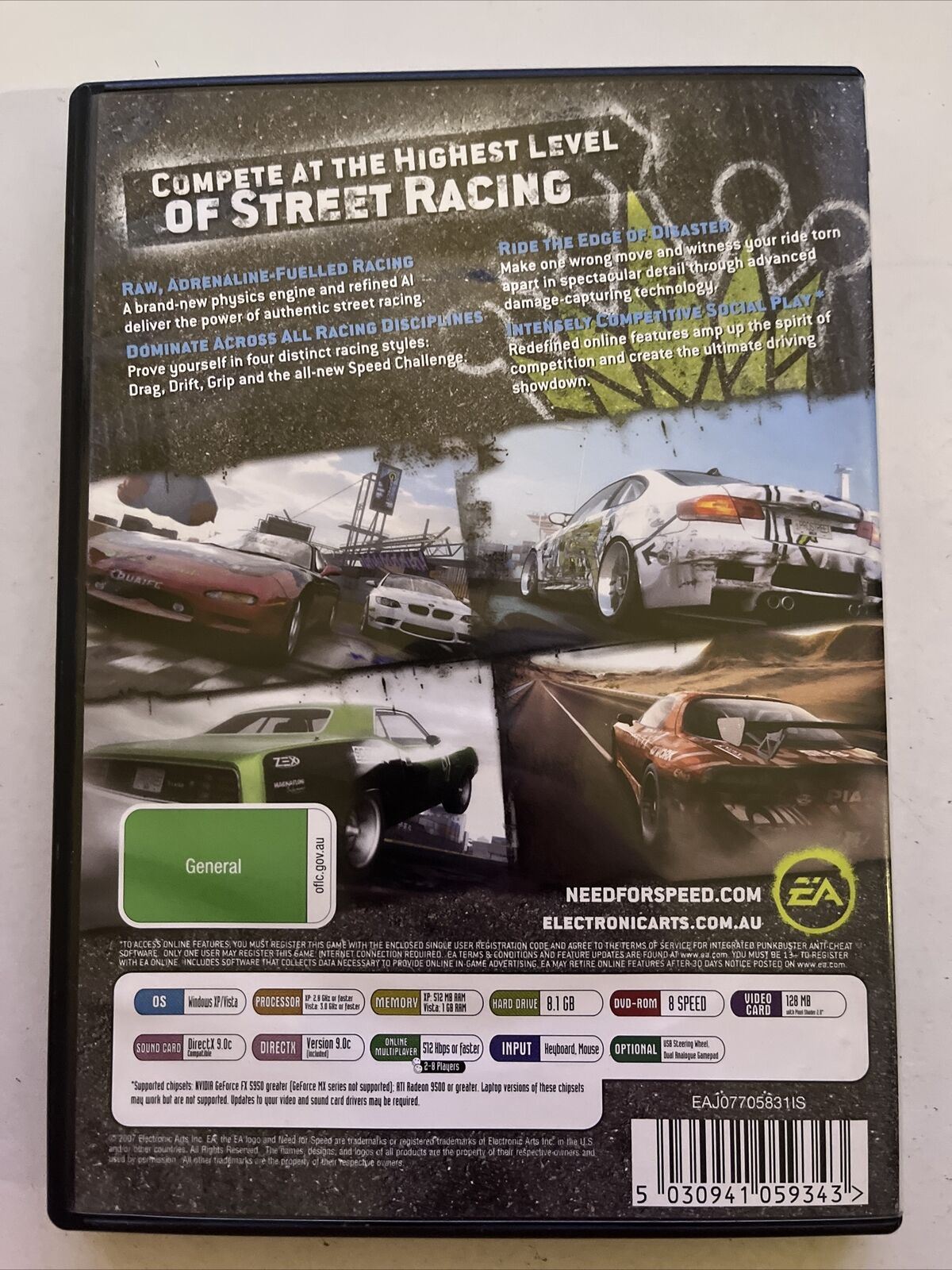 Need For Speed: Pro Street - PC Windows NFS Racing Game