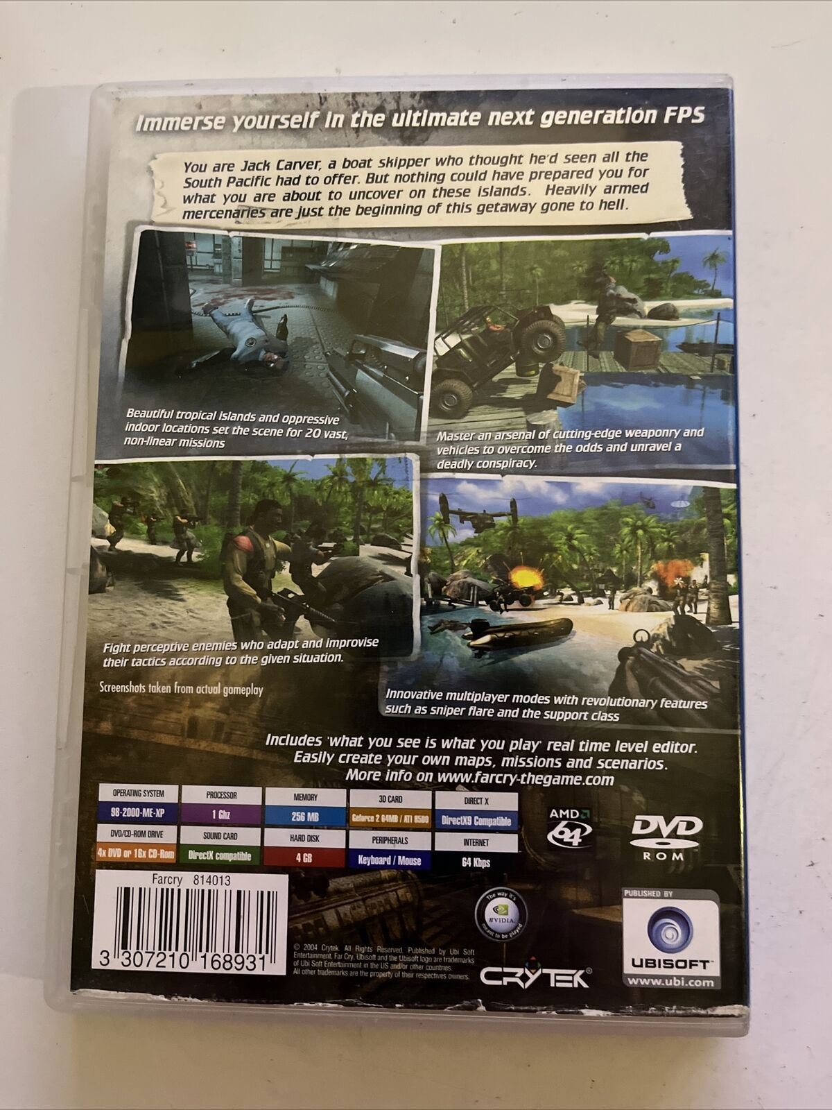 Far Cry 1 - PC Windows Open World FPS Shooter Game