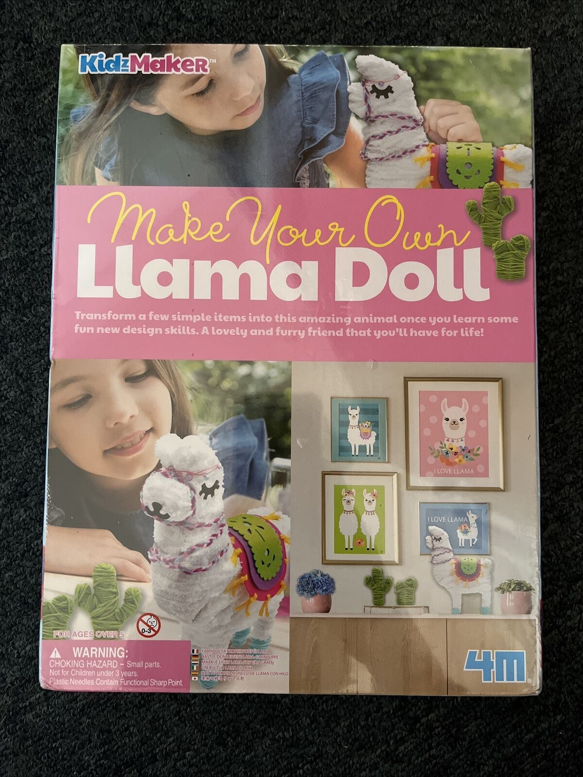 *New Sealed* 4M KidzMaker - Make Your Own Llama Doll
