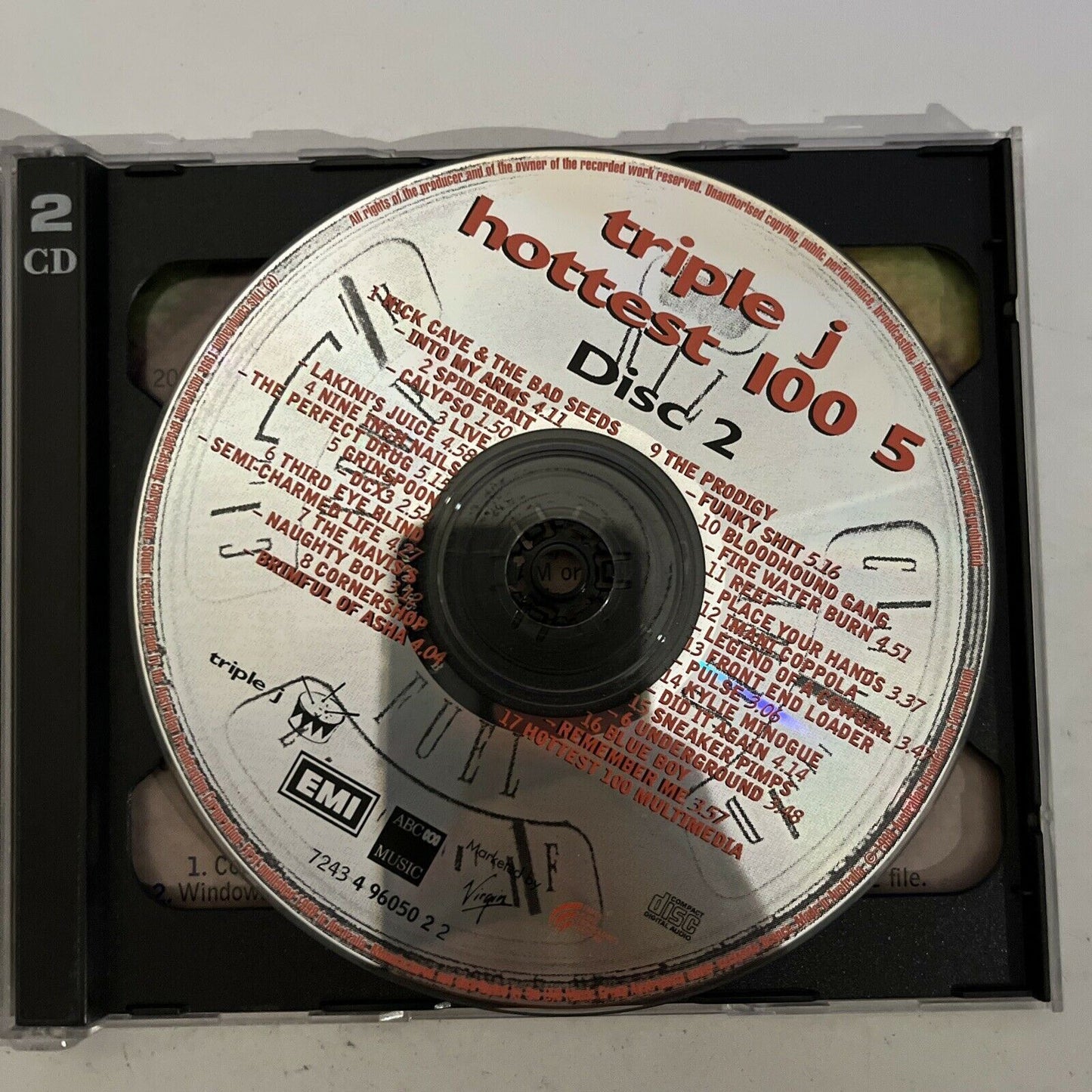 Triple J Hottest 100 Volume 5 (CD, 2-Disc Set) 1998