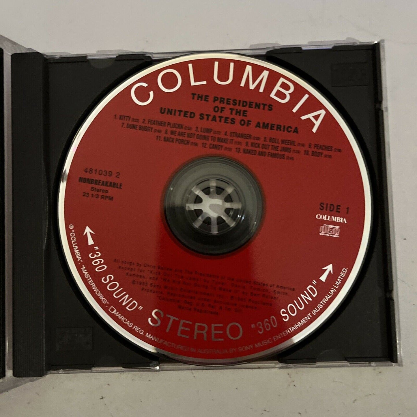 The Presidents Of The United States Of America – The Presidents CD Album 1995