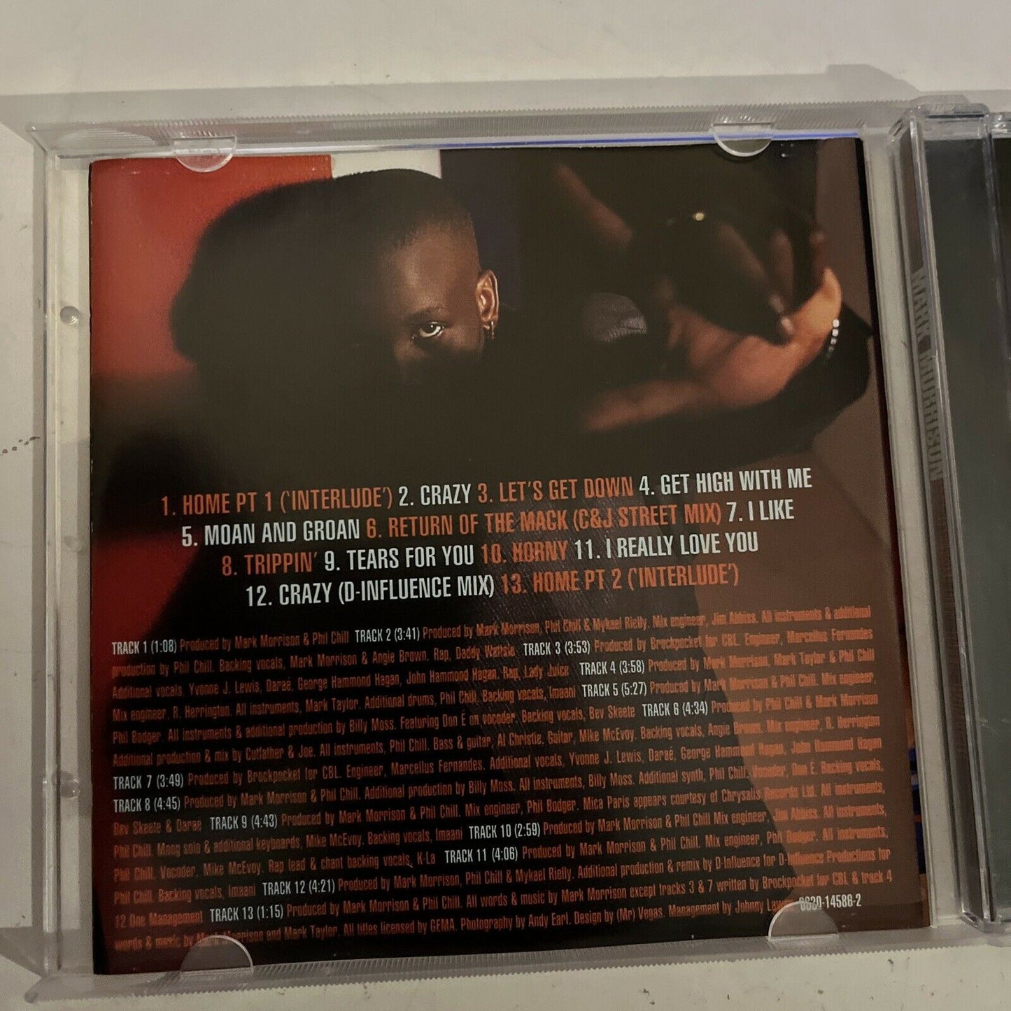 Mark Morrison – Return Of The Mack (CD, 1997) Album