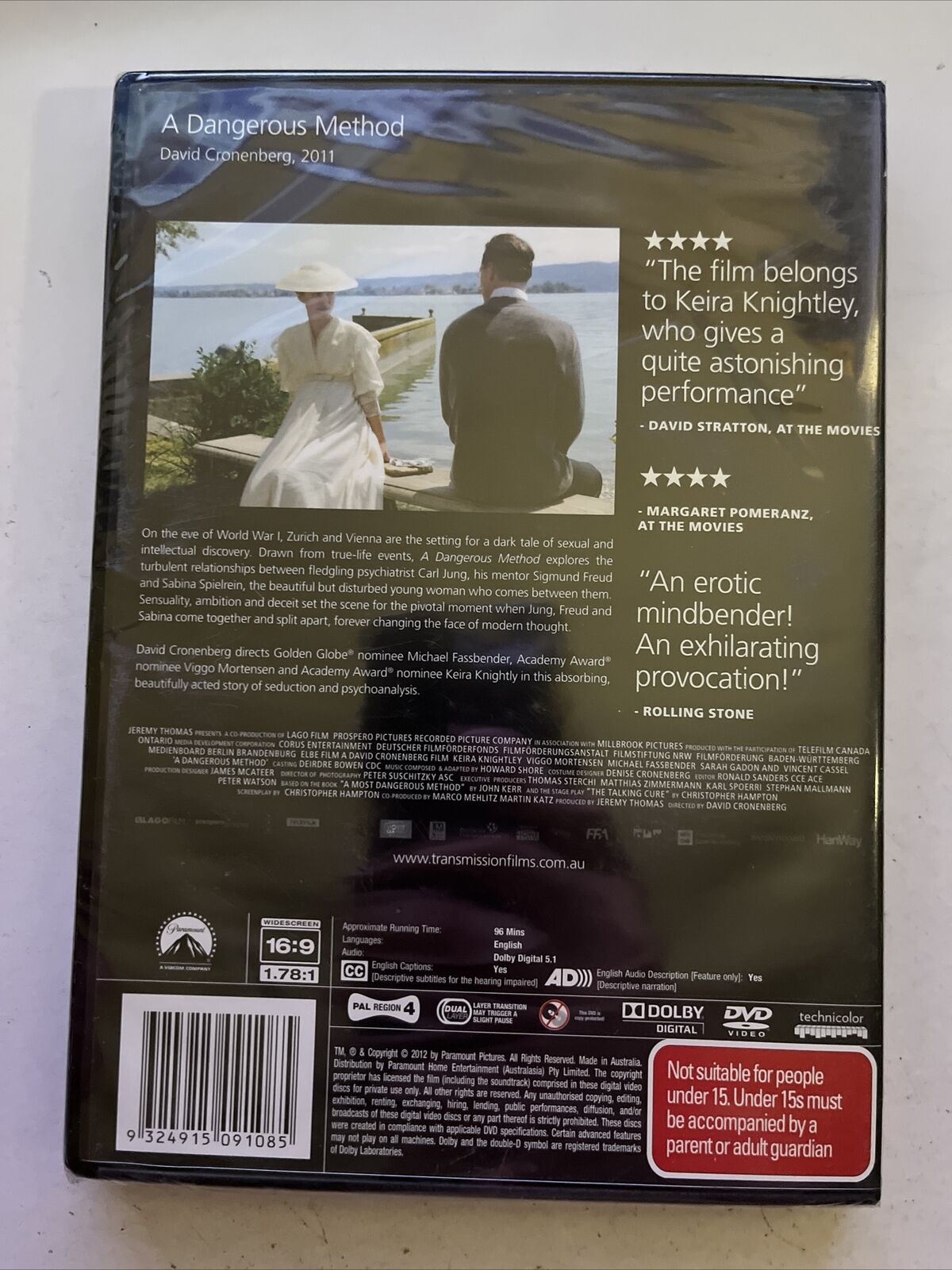 *New Sealed* A Dangerous Method (DVD, 2011) Keira Knightley, Viggo Mortensen