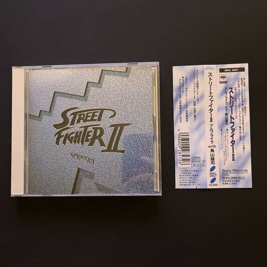 Official Capcom Street Fighter II Soundtrack with Yuki Toriyama (CD, 1994)