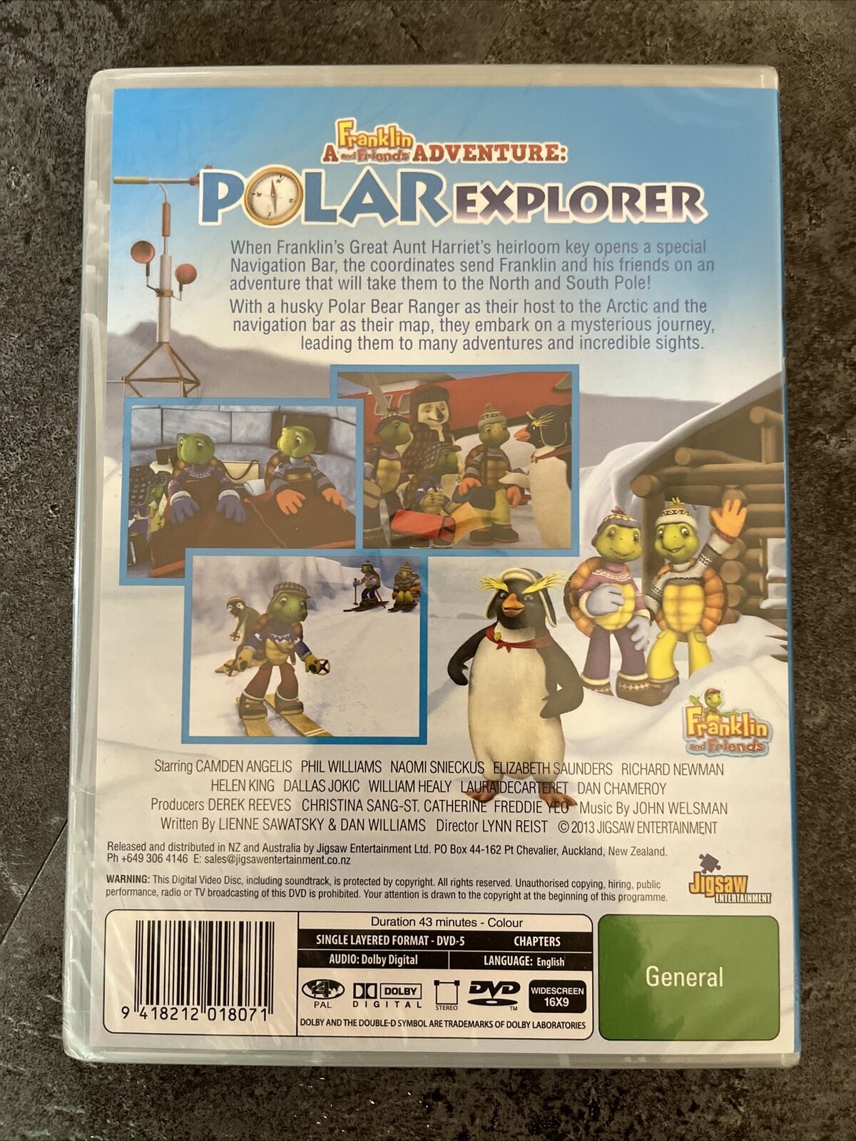 *New Sealed* Franklin And Friends - Polar Explorer (DVD, 2013) Region 4