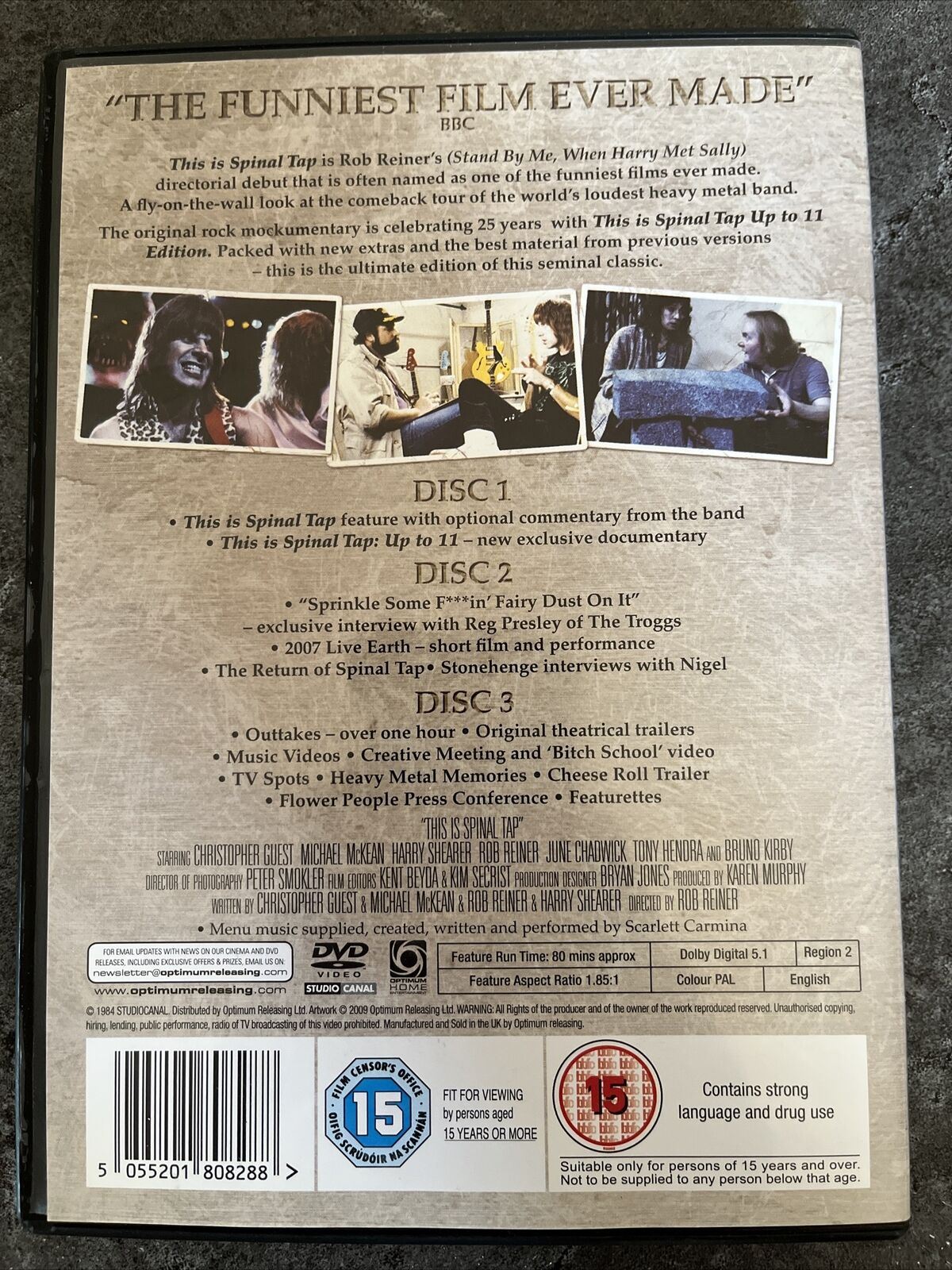 This Is Spinal Tap - Up To 11 Edition (DVD, 1984, 3-Disc Set) Region 2