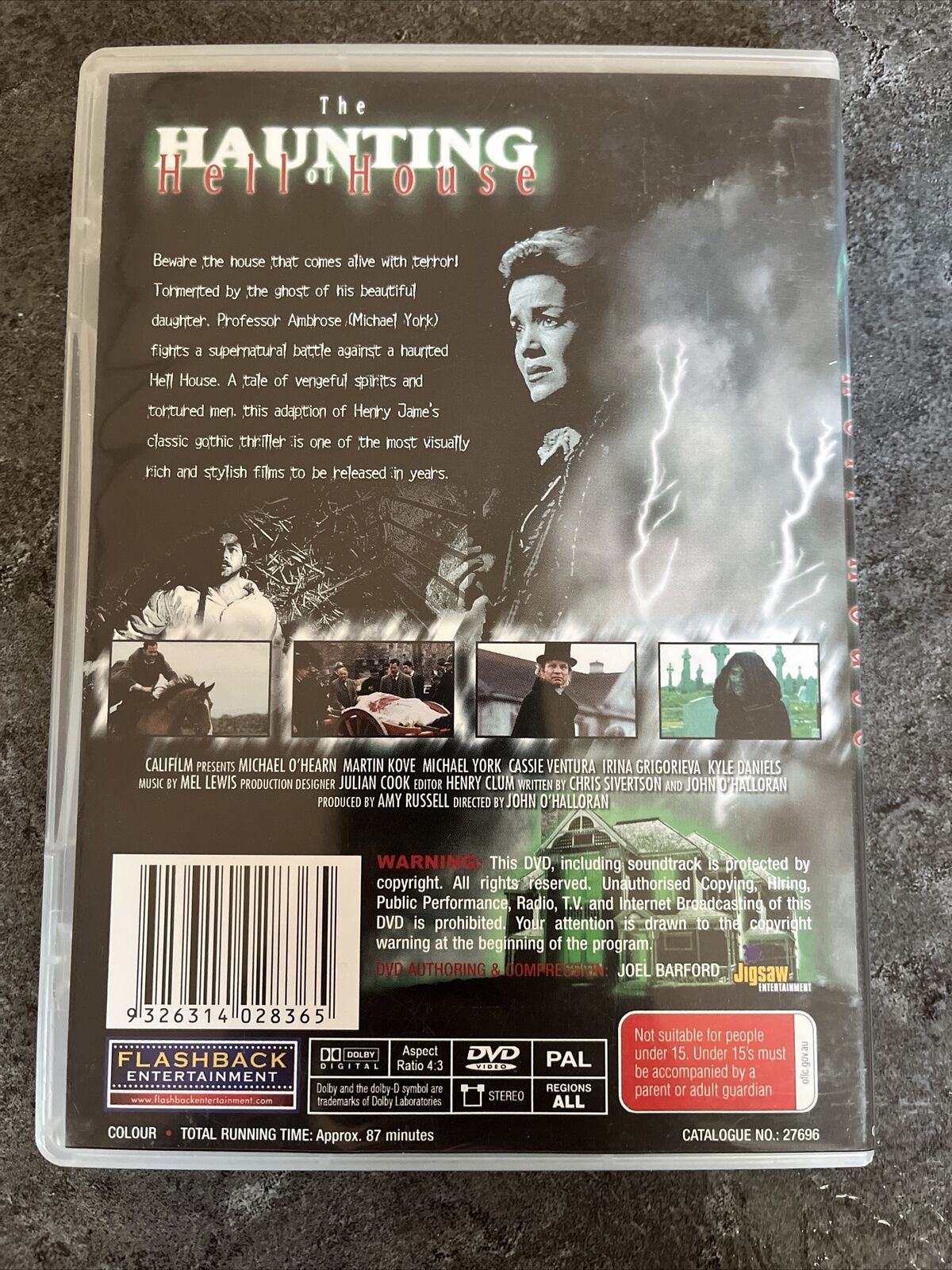 The Haunting of Hell House (DVD, 1999) Michael York, Andrew Bowen, Jason Cottle