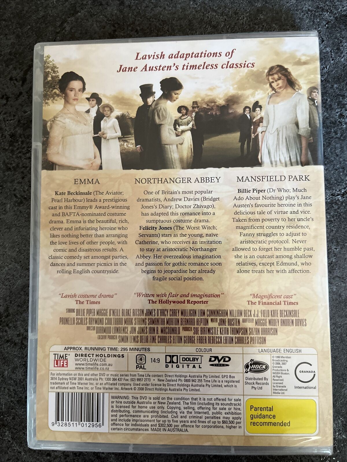 *New Sealed* Jane Austen Collection Emma / Northanger Abbey / Mansfield Park DVD