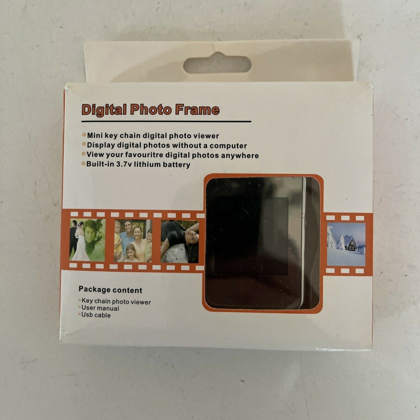 3x Digital Photo Frame Keychain CBGB-F14