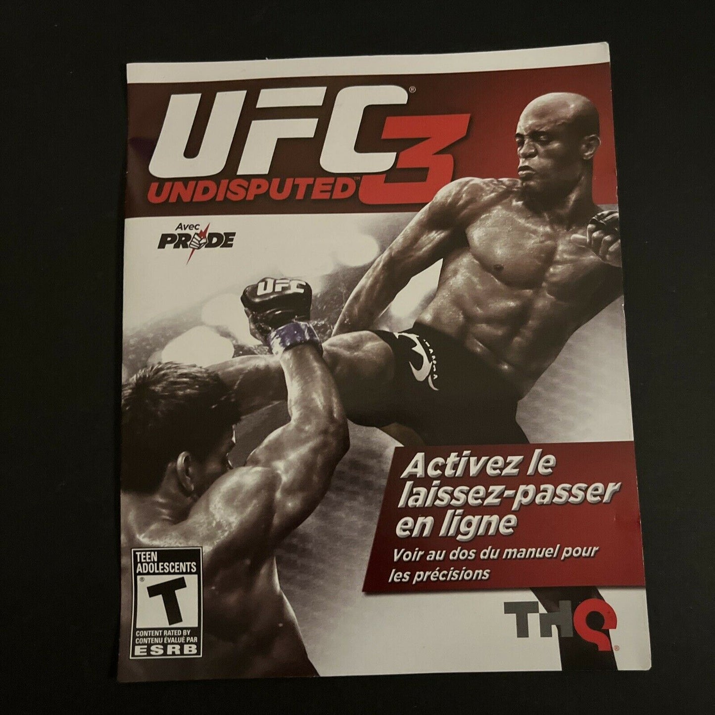 UFC 3: Undisputed - PlayStation 3 PS3 JAPAN Game with Manual