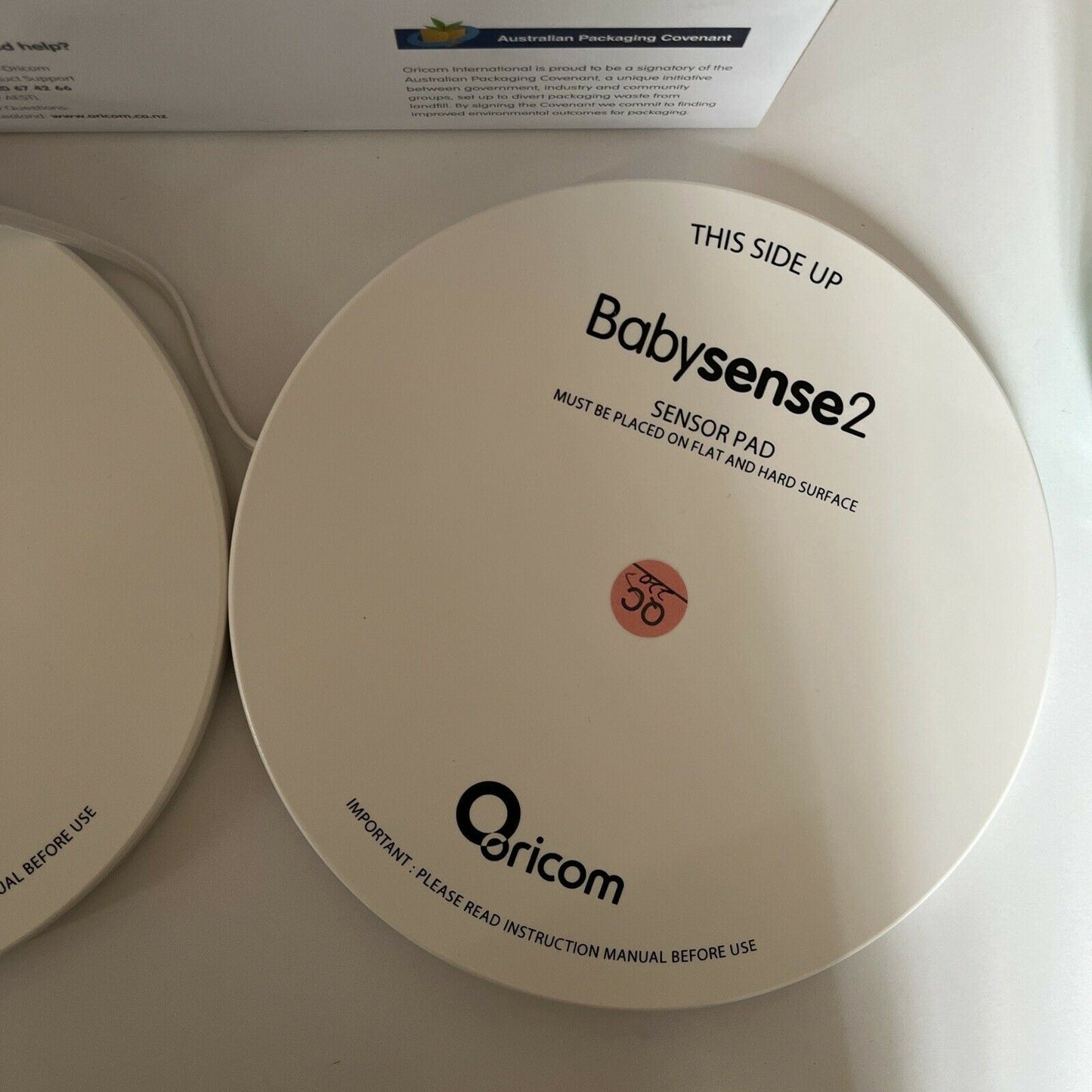 Oricom BabySense 2 : Infant Breathing Movement Monitor - Missing Battery Lid