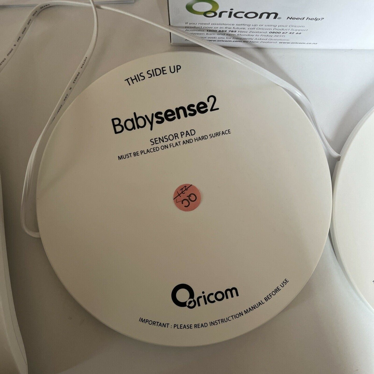 Oricom BabySense 2 : Infant Breathing Movement Monitor - Missing Battery Lid