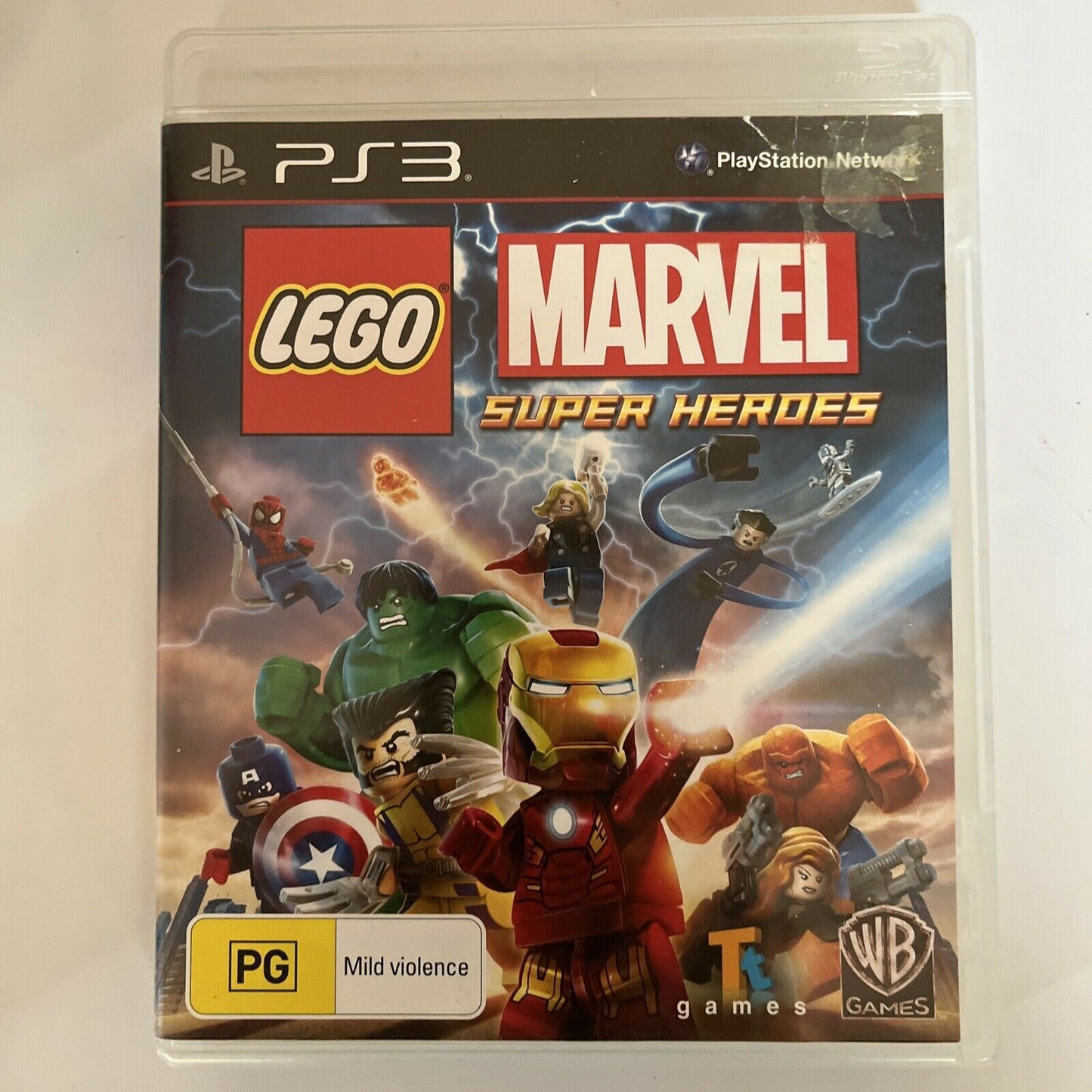 LEGO Marvel Super Heroes - Sony PlayStation 3 PS3 Complete Game with Manual
