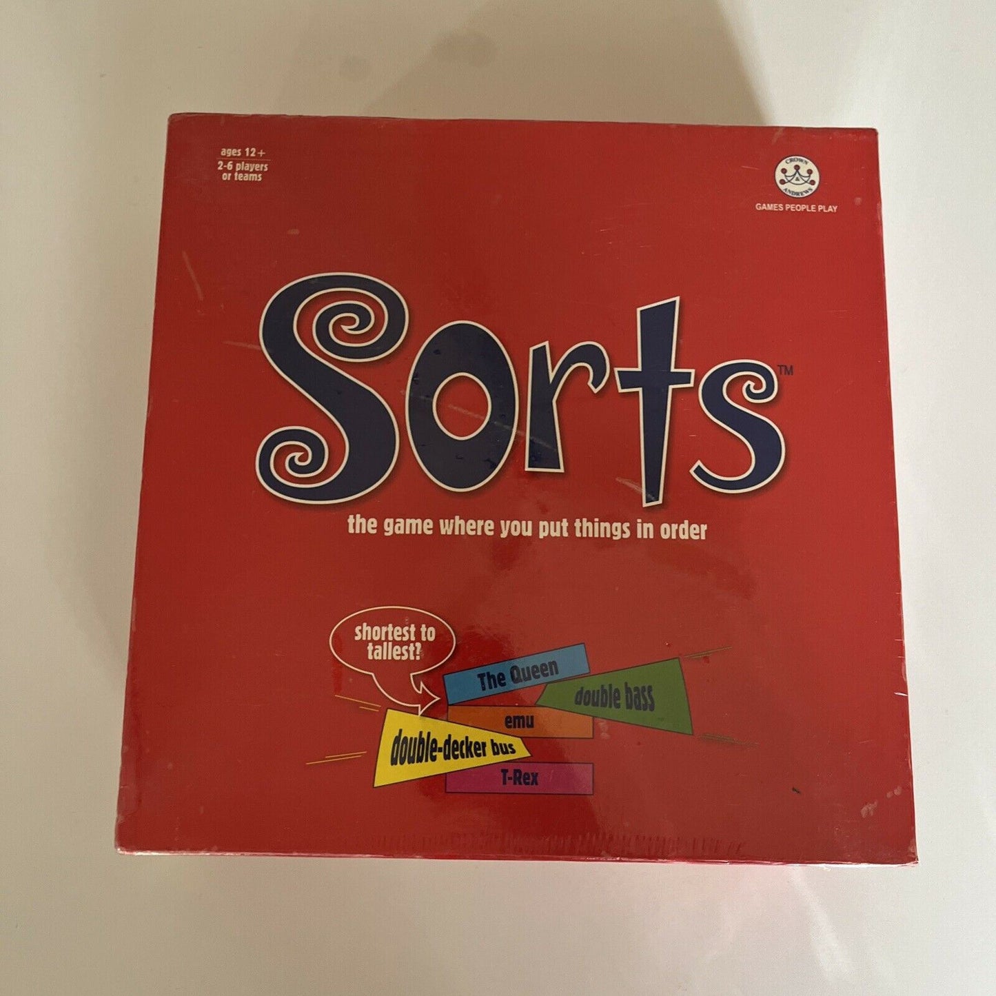 *Brand New Sealed* Sorts Board Game - Where you put things in order!