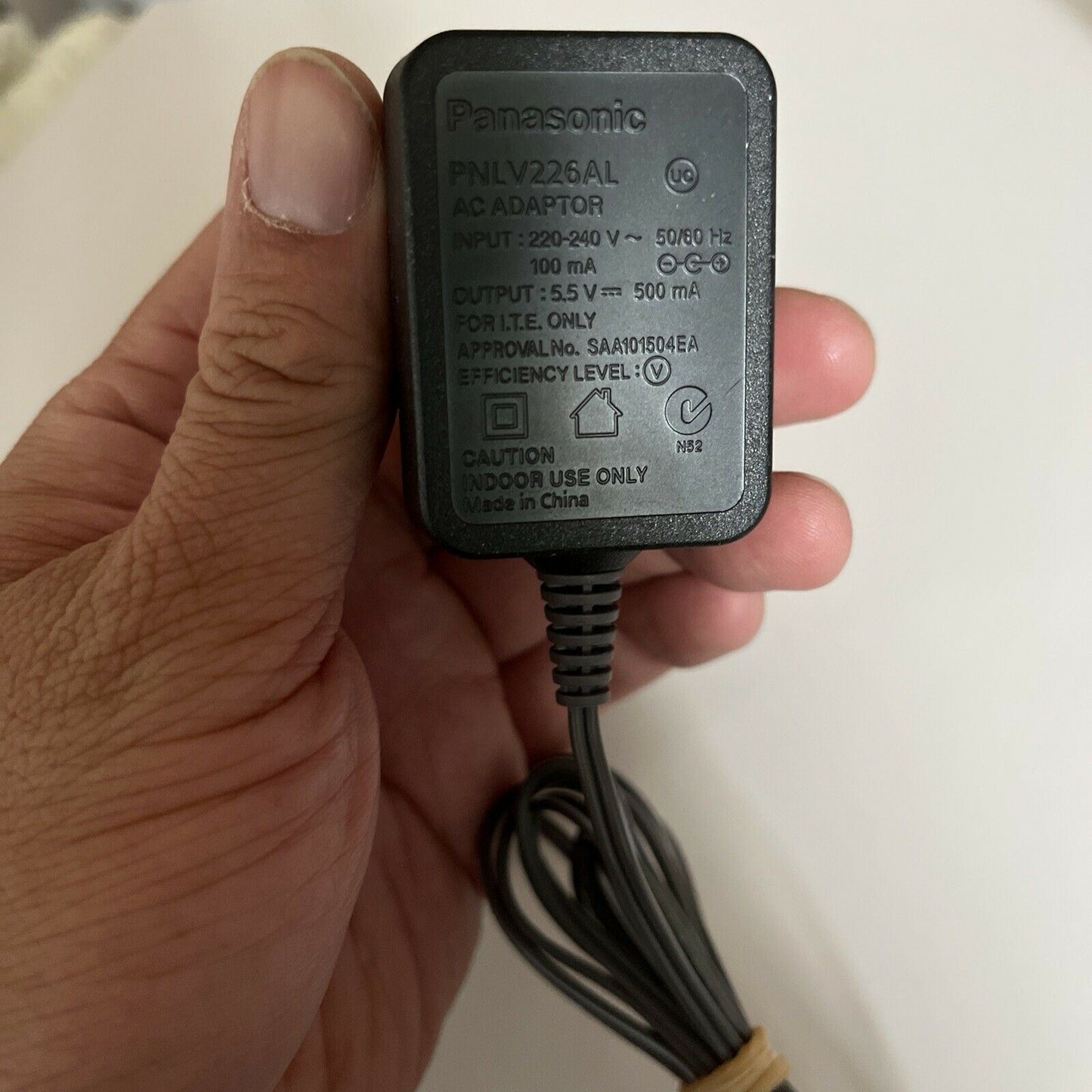 Genuine Panasonic KX-TG6821AL Base Station & AC Adapter PNLV226AL 5.5v