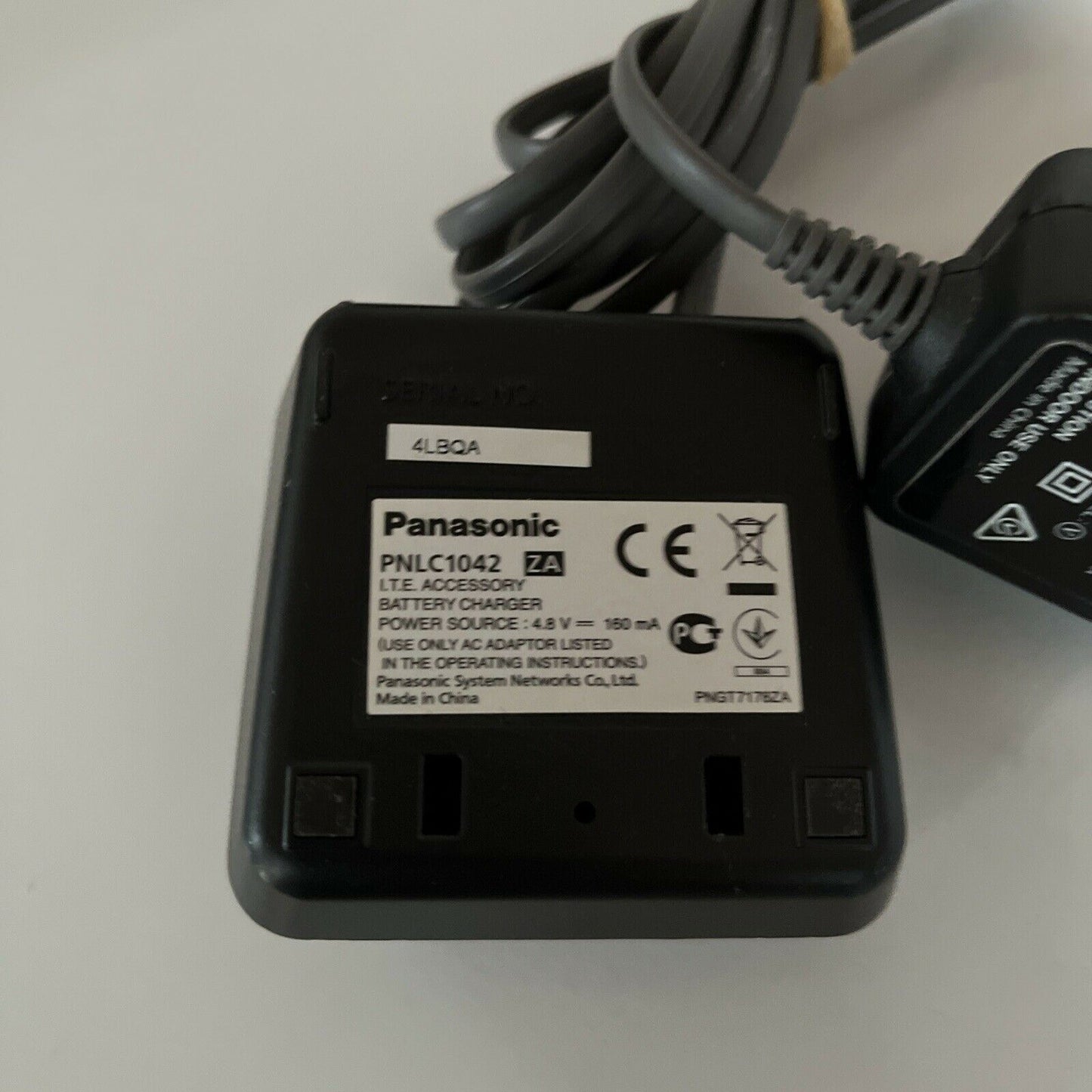 Genuine Panasonic PNLC1042 Extension Charger & PNLV233AL AC Adaptor 4.8v 160mA