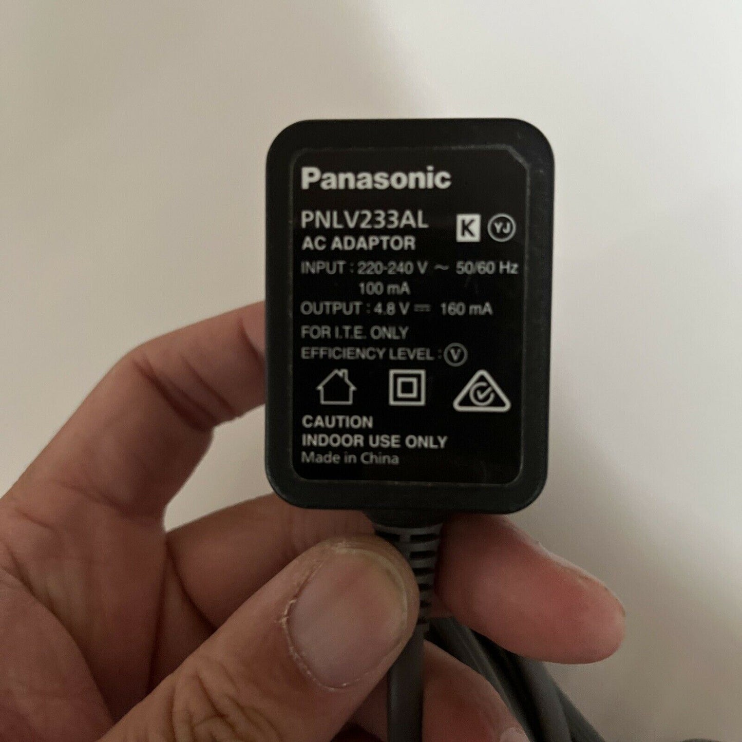 Genuine Panasonic PNLC1042 Extension Charger & PNLV233AL AC Adaptor 4.8v 160mA