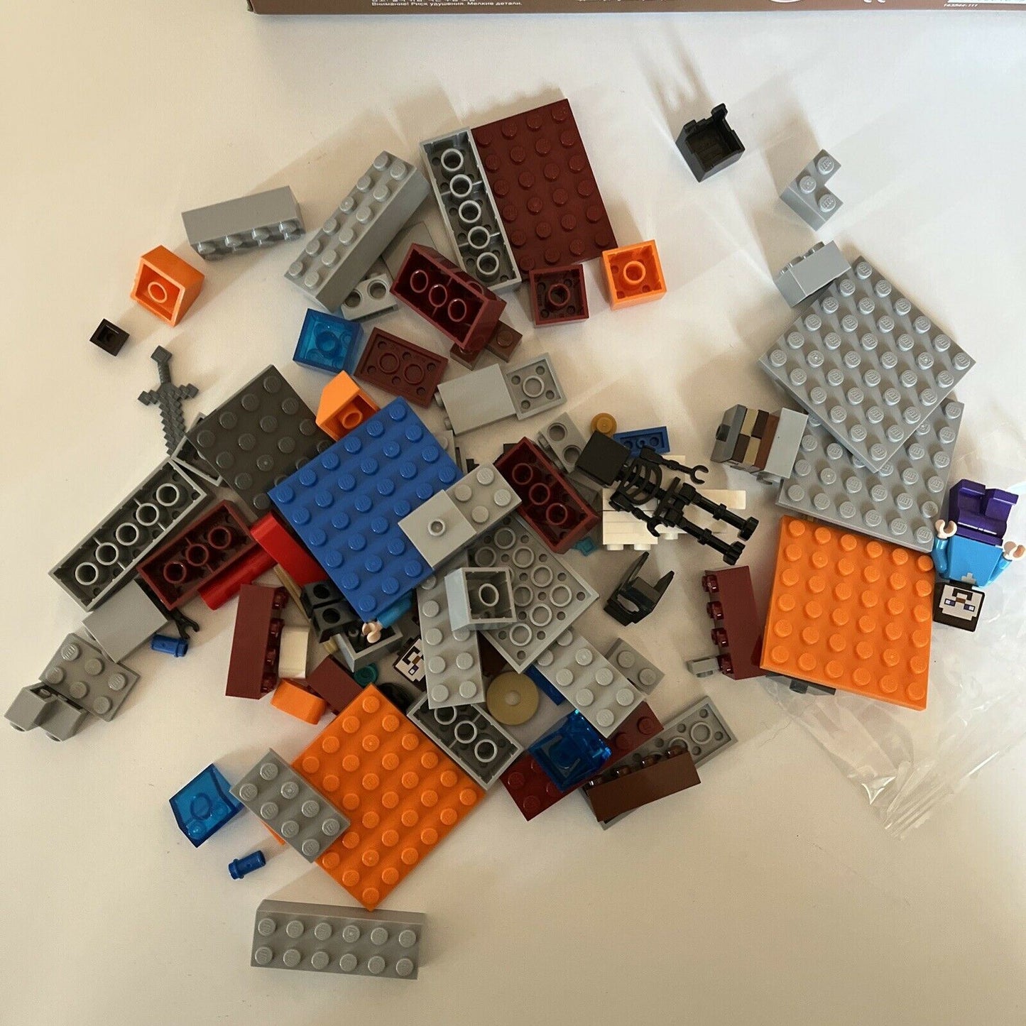 LEGO Minecraft: The Ruined Portal (21172) Incomplete Uncounted