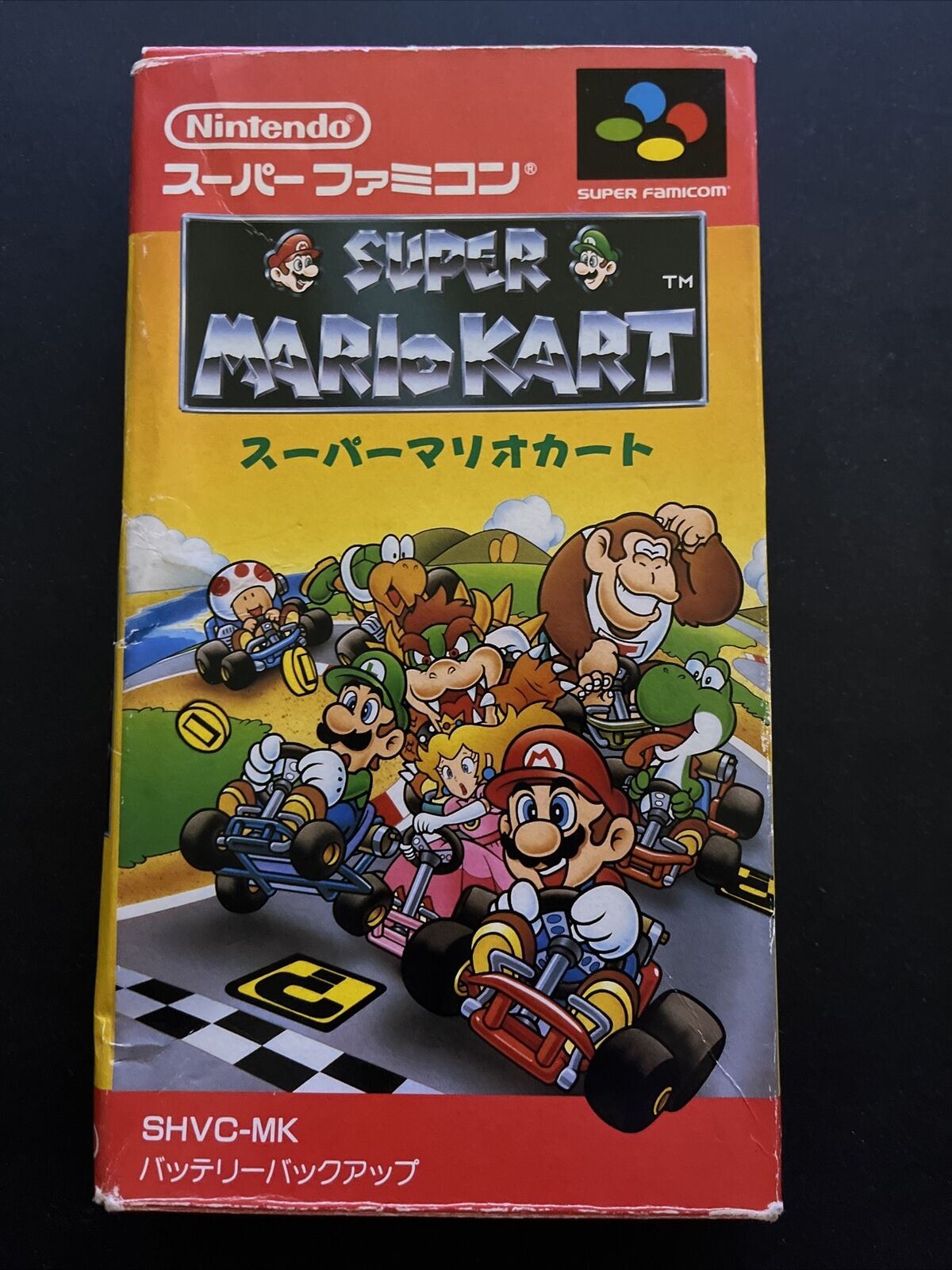 Super Mario Kart - Nintendo Super Famicom SNES JAPAN Game with Box