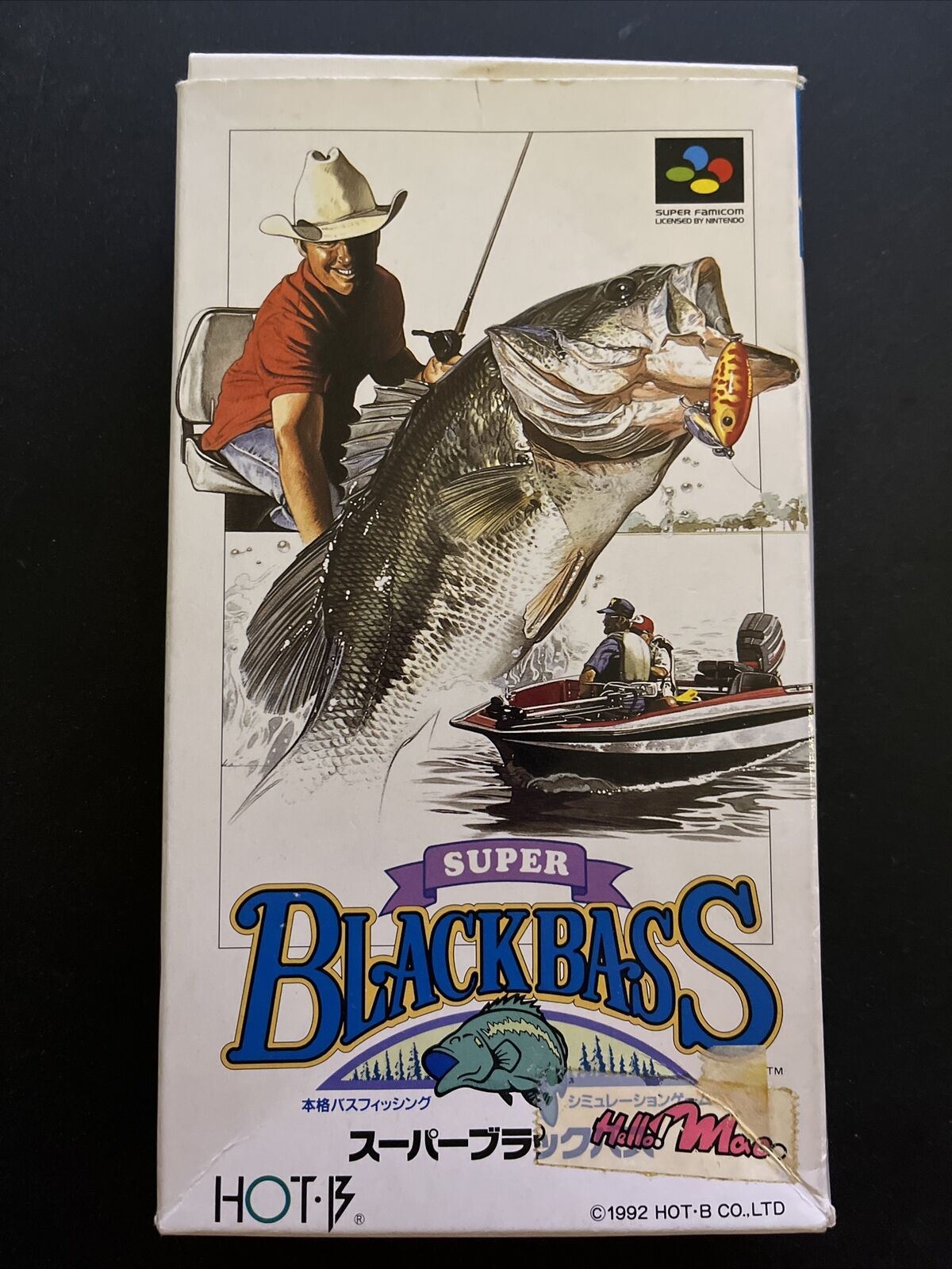 Super Black Bass - Nintendo Super Famicom SNES NTSC-J JAPAN Game w Box & Manual