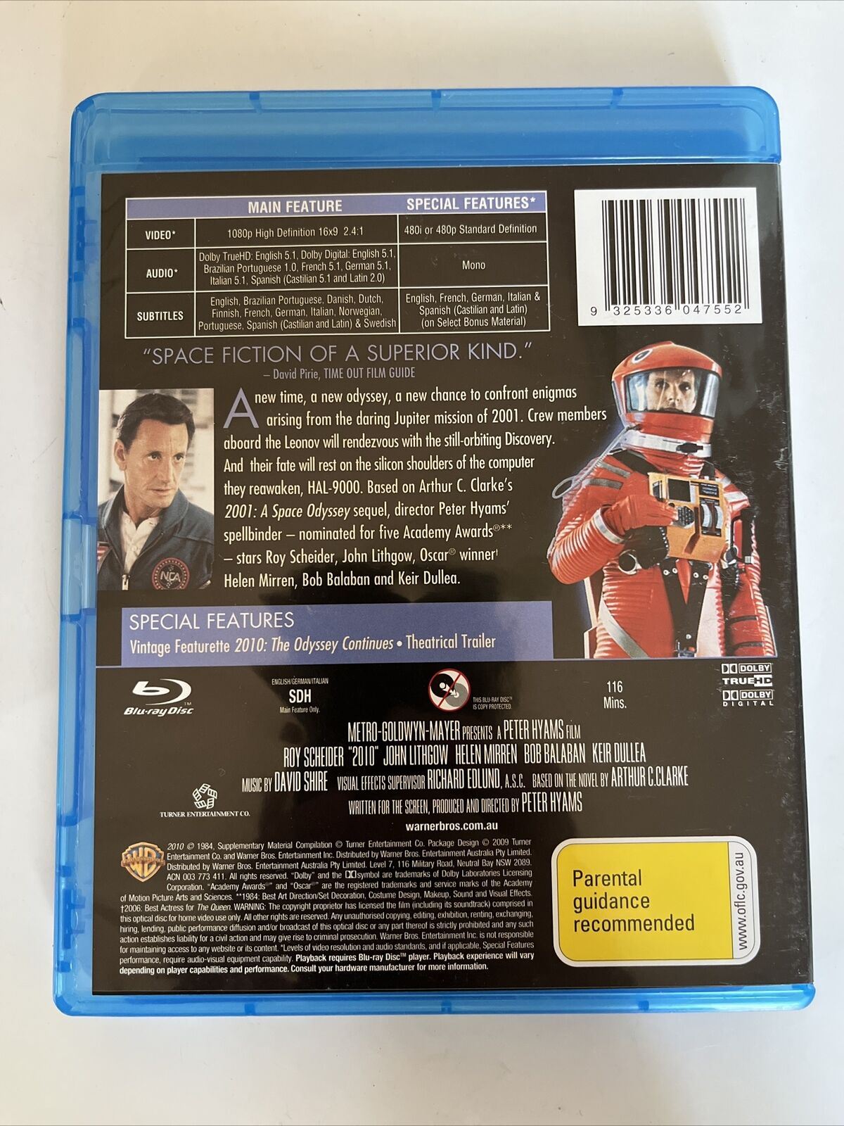 2001 - A Space Odyssey + 2010 - The Year We Make Contact (Blu-ray, 1968) RegionB