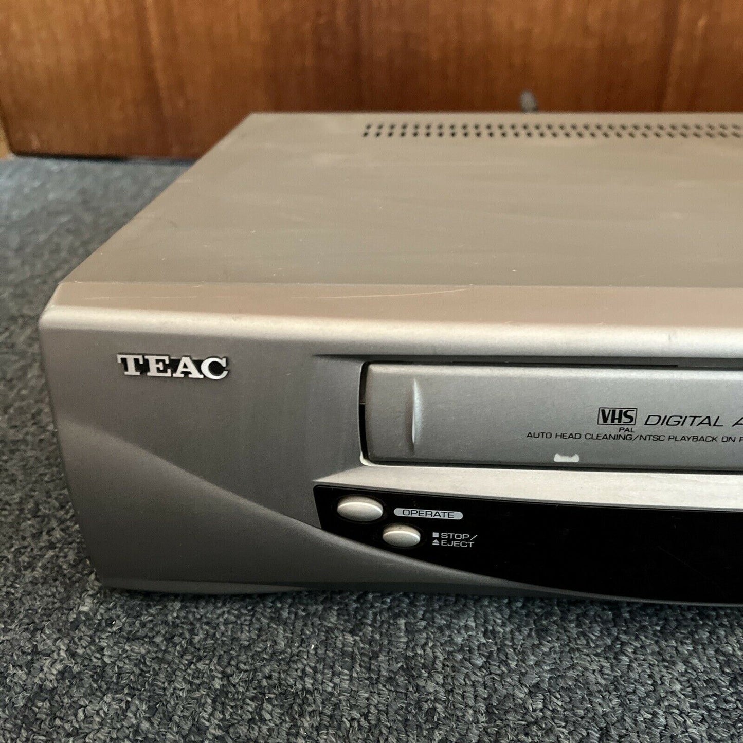Teac MV-3092 VCR Player Recorder PAL/NTSC Playback No Remote