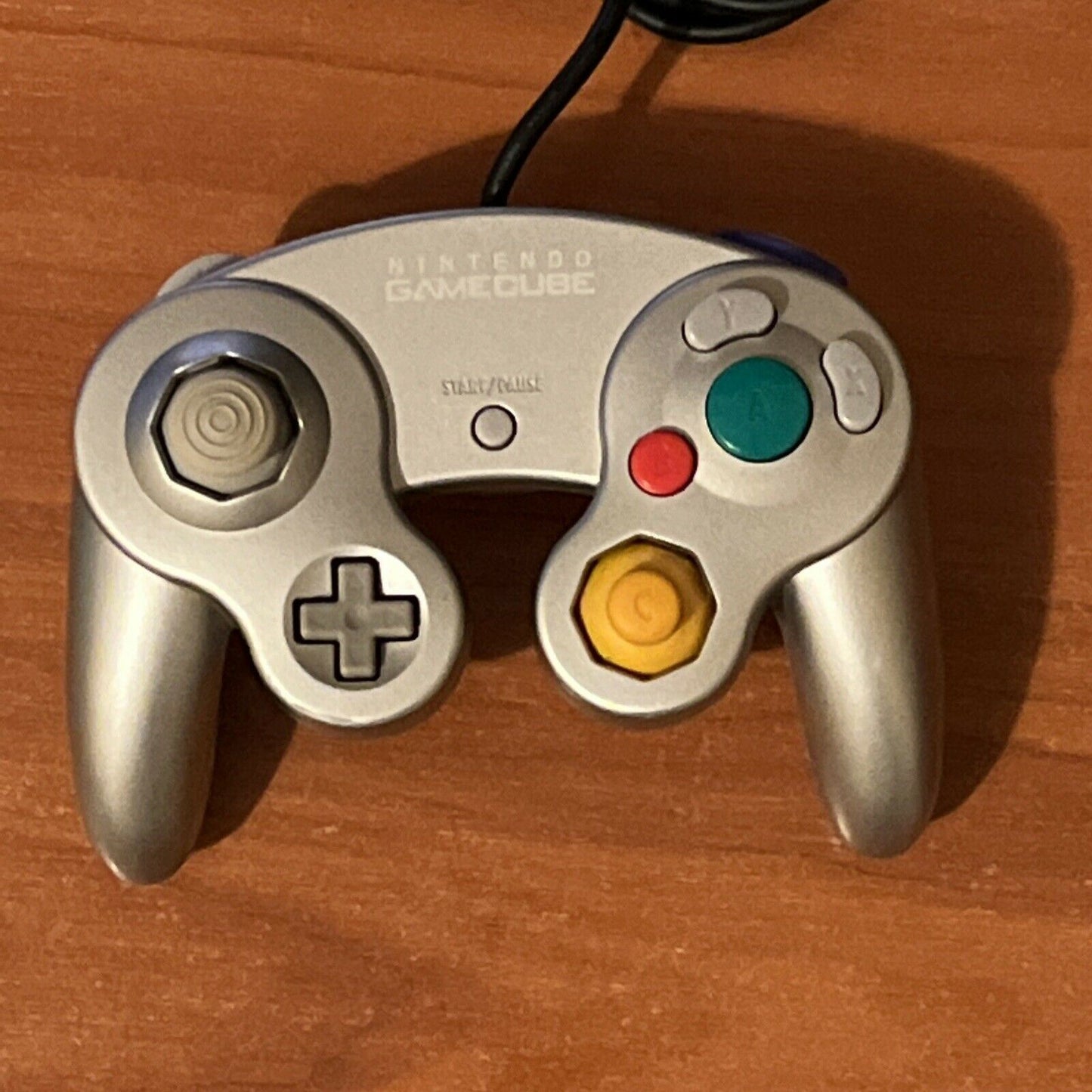 Genuine Silver Nintendo Gamecube Controller - Official Nintendo Tested & Clean