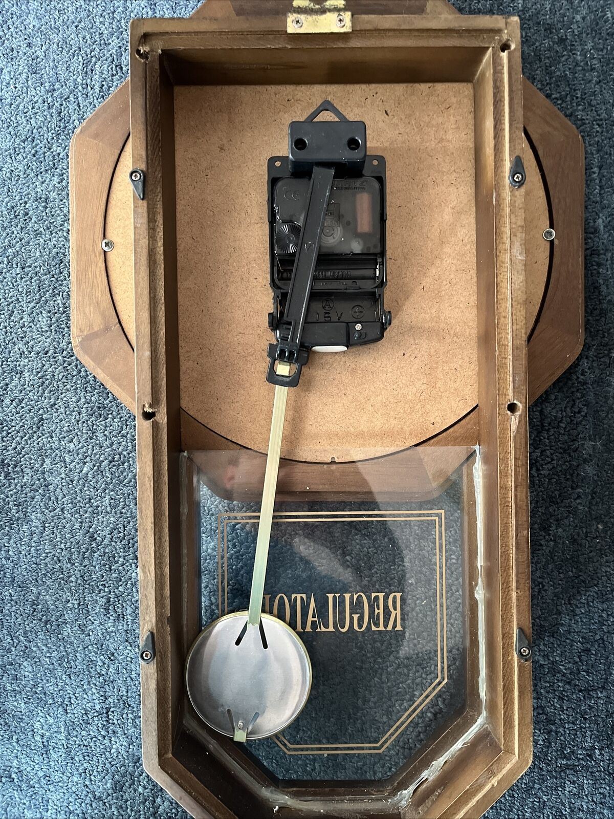 Baronet Regulator Wall Clock 45 X 28cm