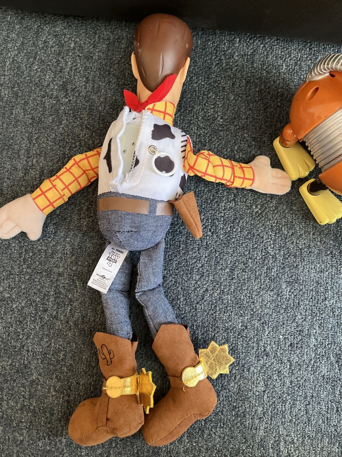 Disney Pixar Toy Story Sheriff Woody 15 Inch & Slinky Dog Figure 22cm