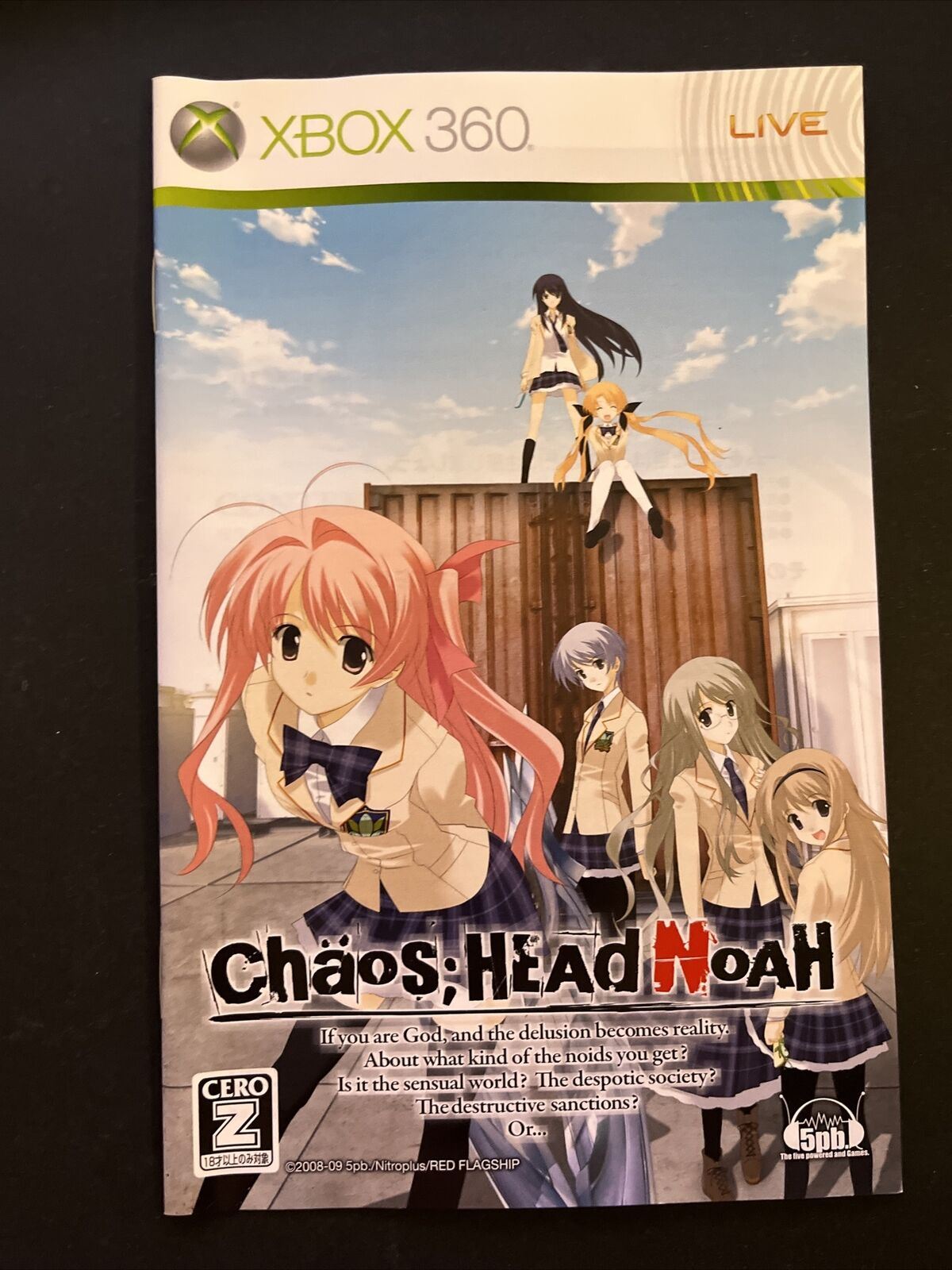 Chaos Head Noah - Microsoft Xbox 360 NTSC-J JAPAN Game Complete with Manual