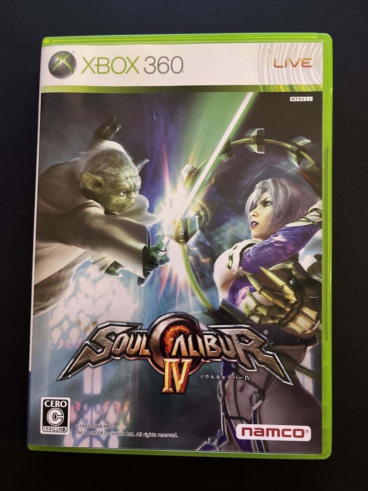 Soul Calibur 4 - Microsoft Xbox 360 NTSC-J JAPAN Complete Game with Manual