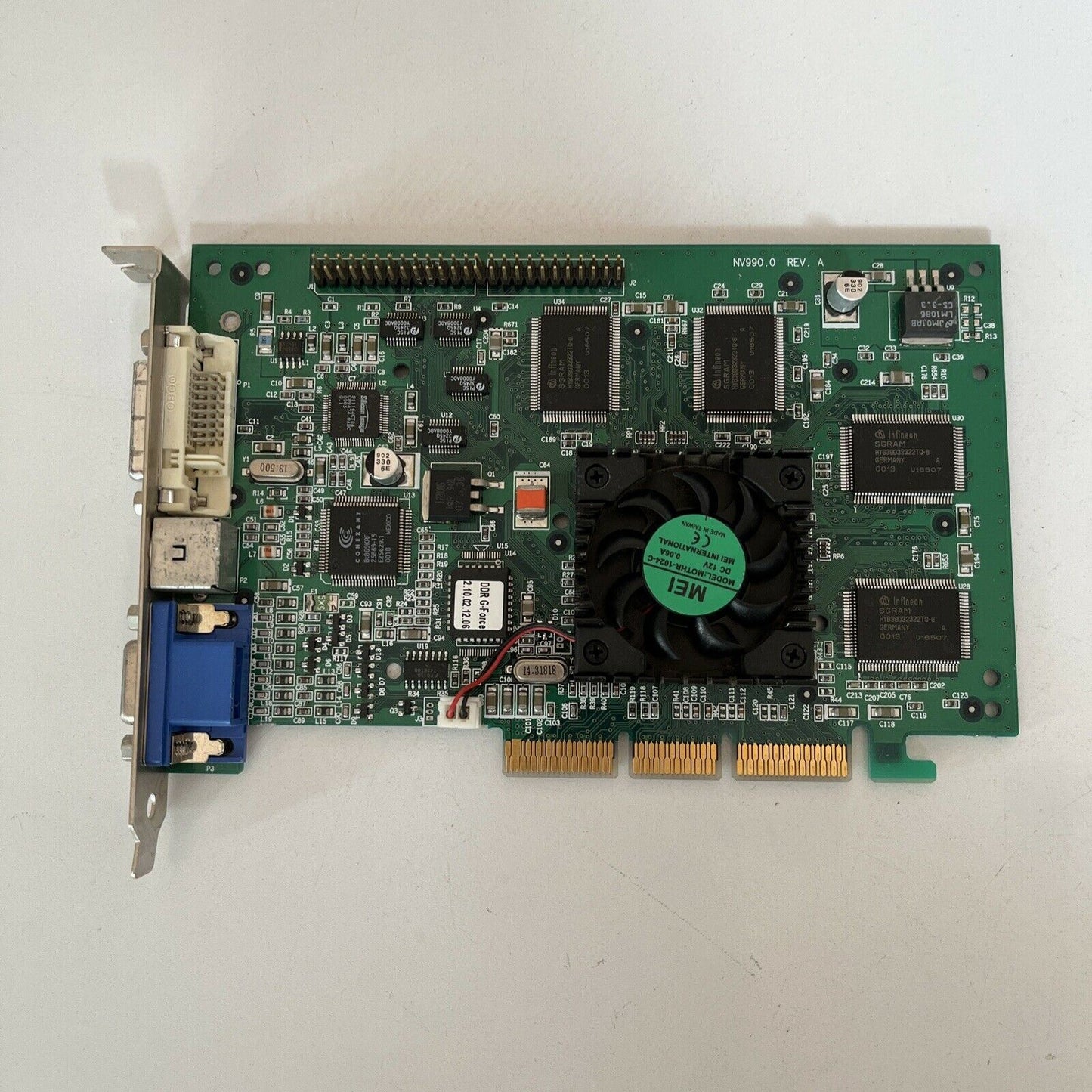 NVIDIA GeForce 256 32mb Nv990.0 Video Graphics Card AGP VGA DVI S-Video