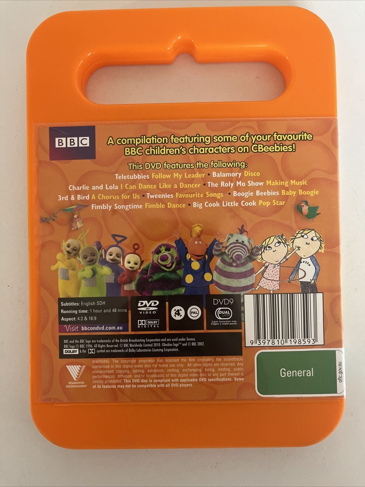 BBC Children's Favourites On CBeebies (DVD, 2010) Region 4