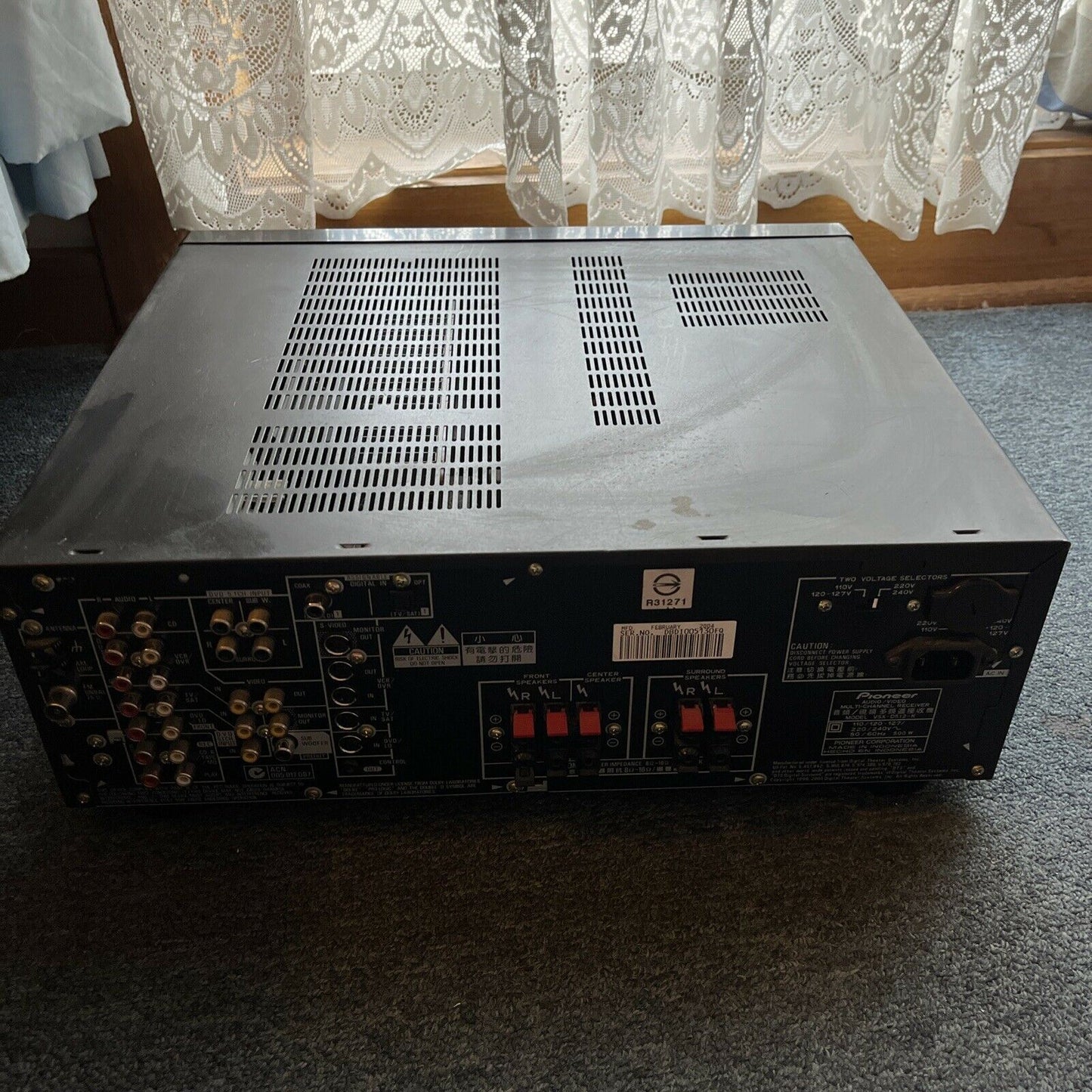 Pioneer Audio/Video Multi-Channel Receiver VSX-D512 (NO Remote)